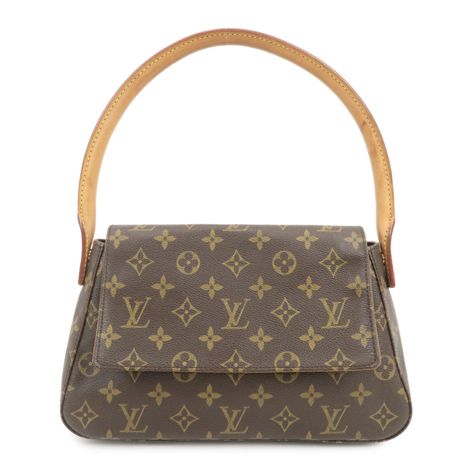 Louis Vuitton Monogram Mini Looping Shoulder Bag Brown M51147