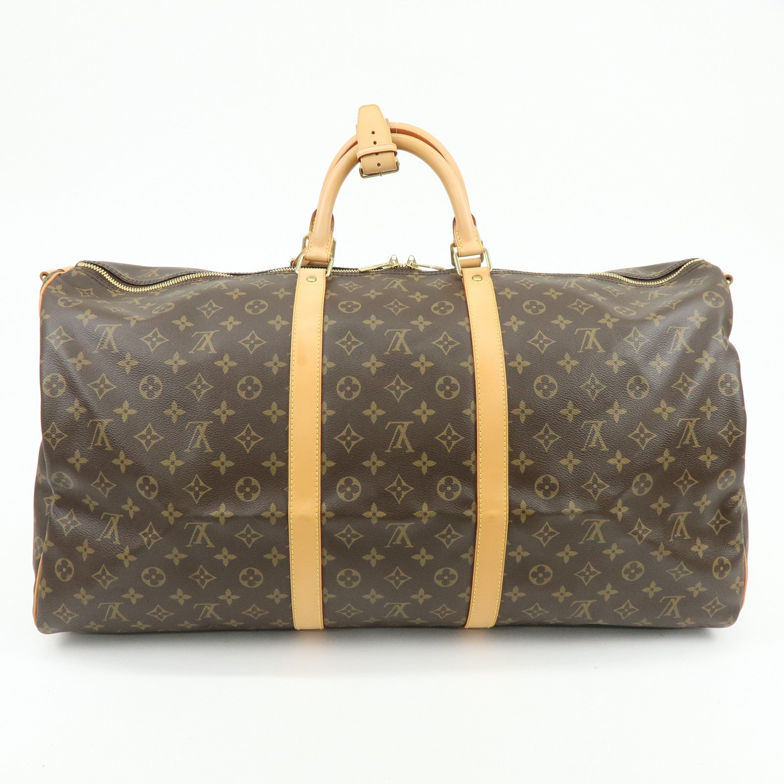 Louis Vuitton Monogram Keep All Bandouliere 60 Boston Bag M41412