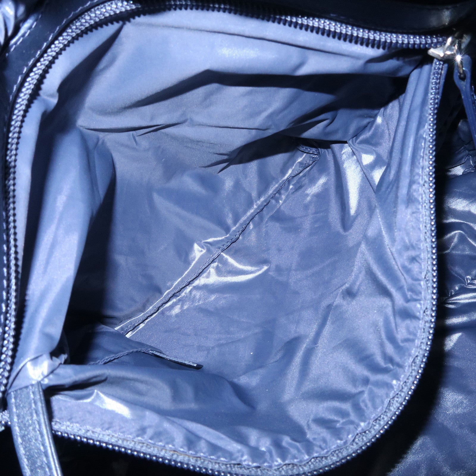 CHANEL COCO Cocoon Nylon Leather Medium Tote Bag Hand Bag A48611