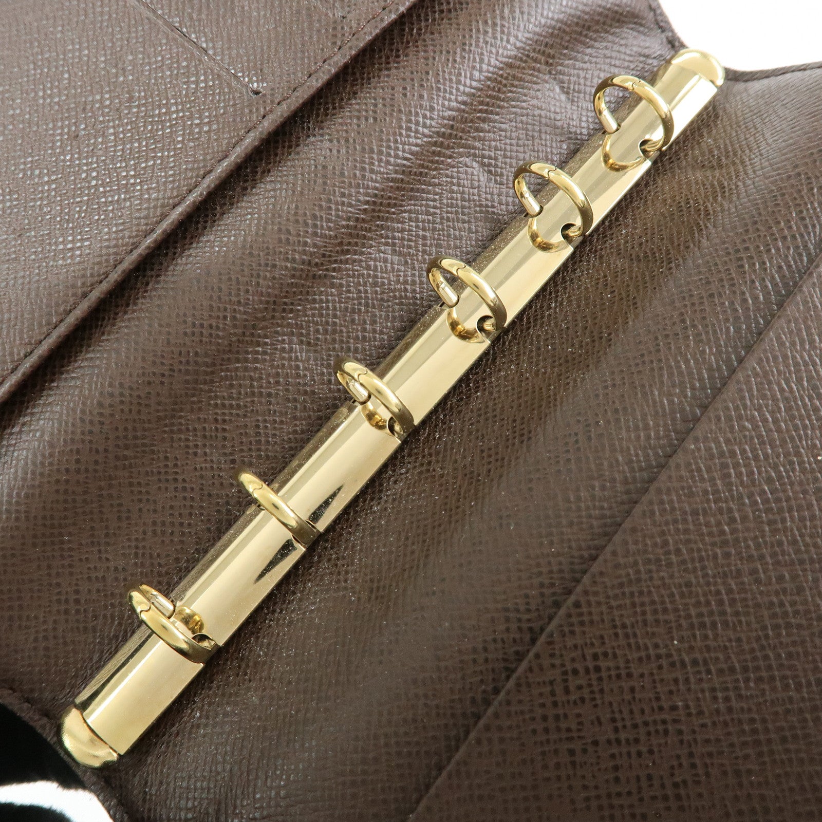 Louis Vuitton Damier Agenda PM Planner Cover Brown R20700