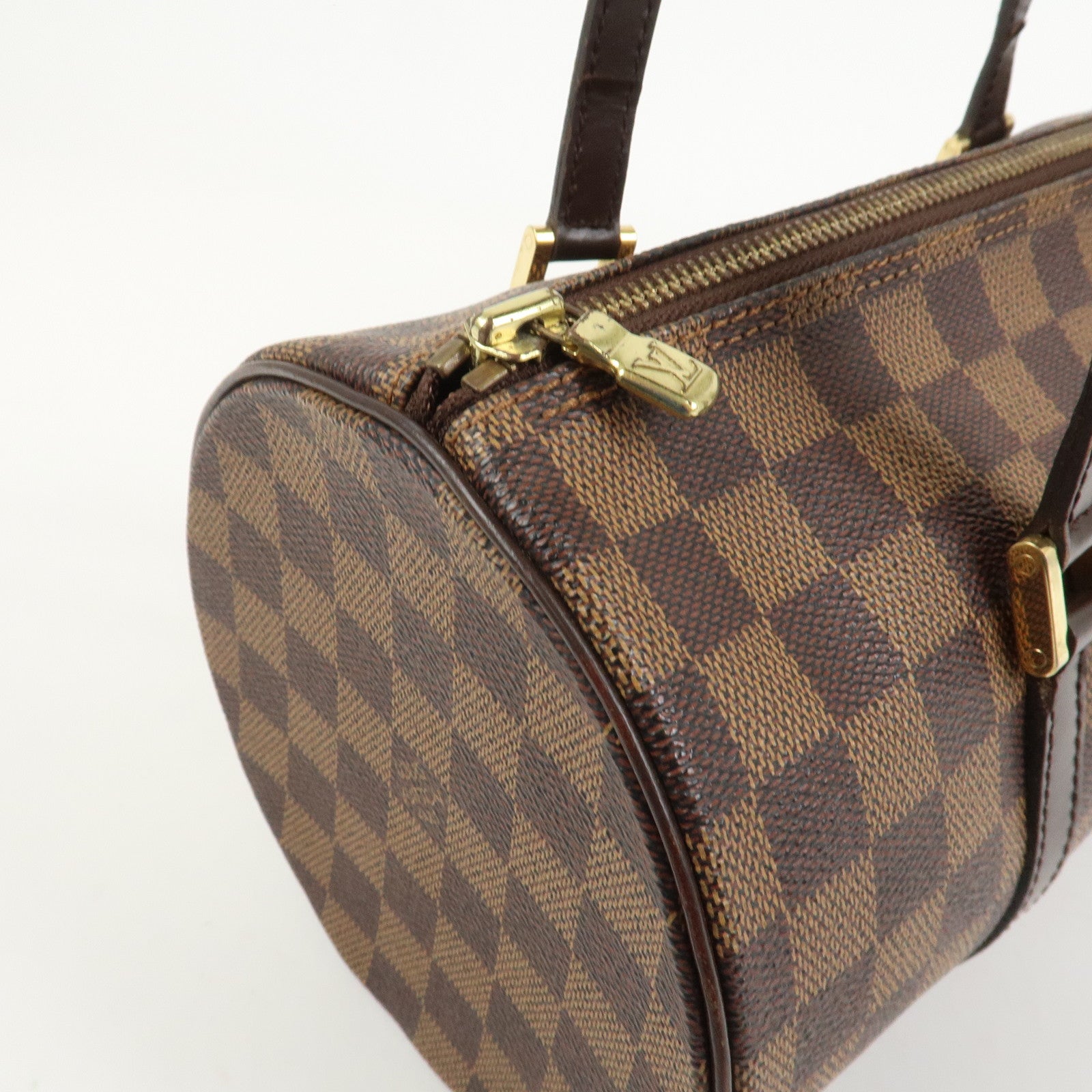 Louis Vuitton Damier Ebene Papillon 30 Hand Bag Brown N51303