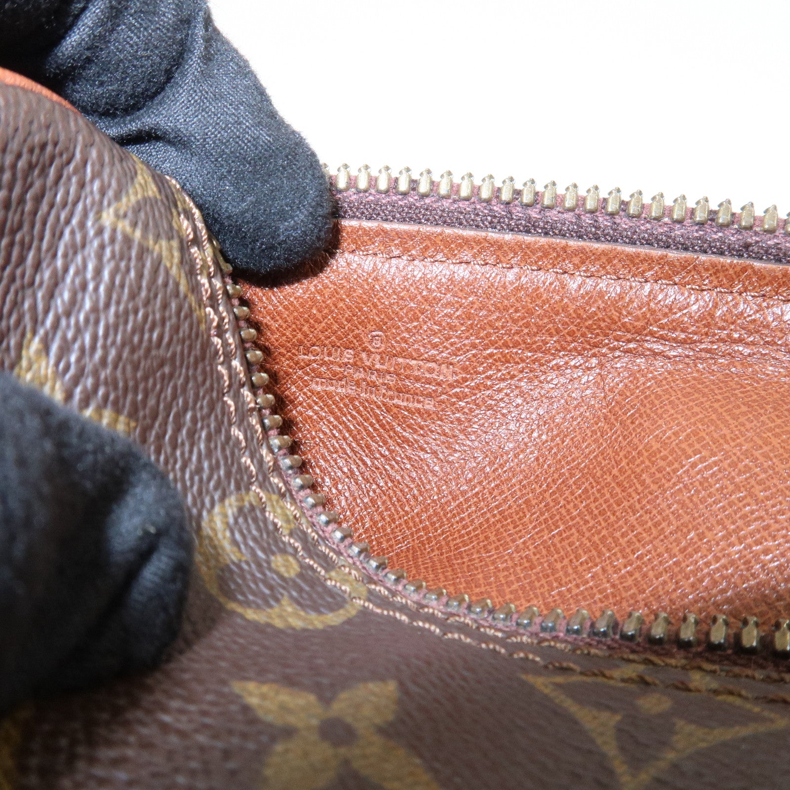 Louis Vuitton Monogram Papillon 26 Hand Bag Old Style Brown M51366