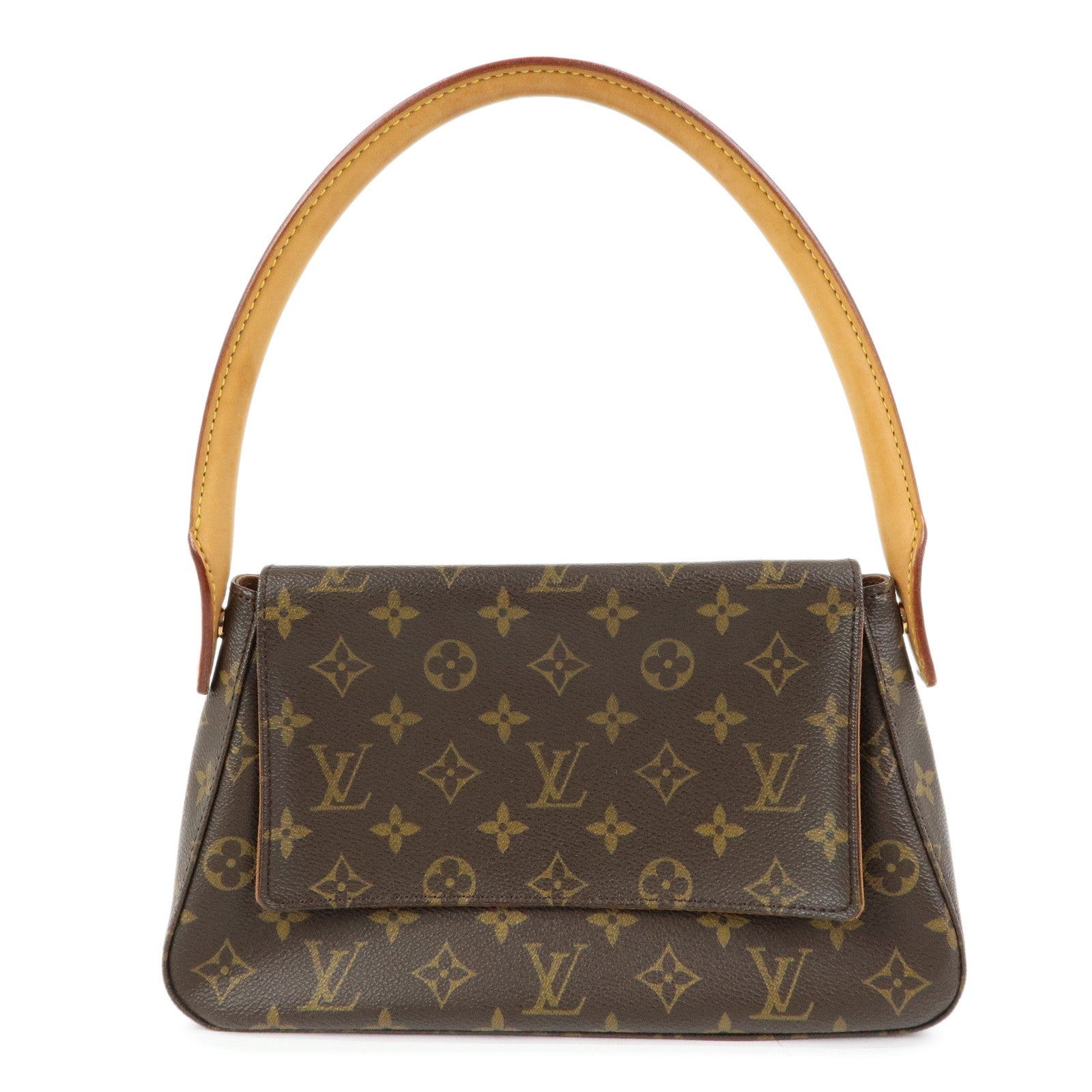 Louis Vuitton Monogram Mini Looping Shoulder Bag Brown M51147