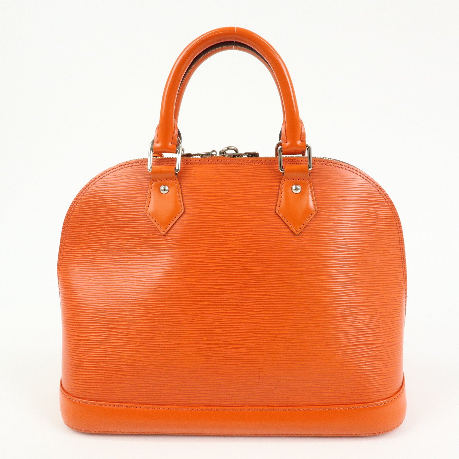 Louis Vuitton Epi Alma PM Hand Bag Pimont Orange M40623