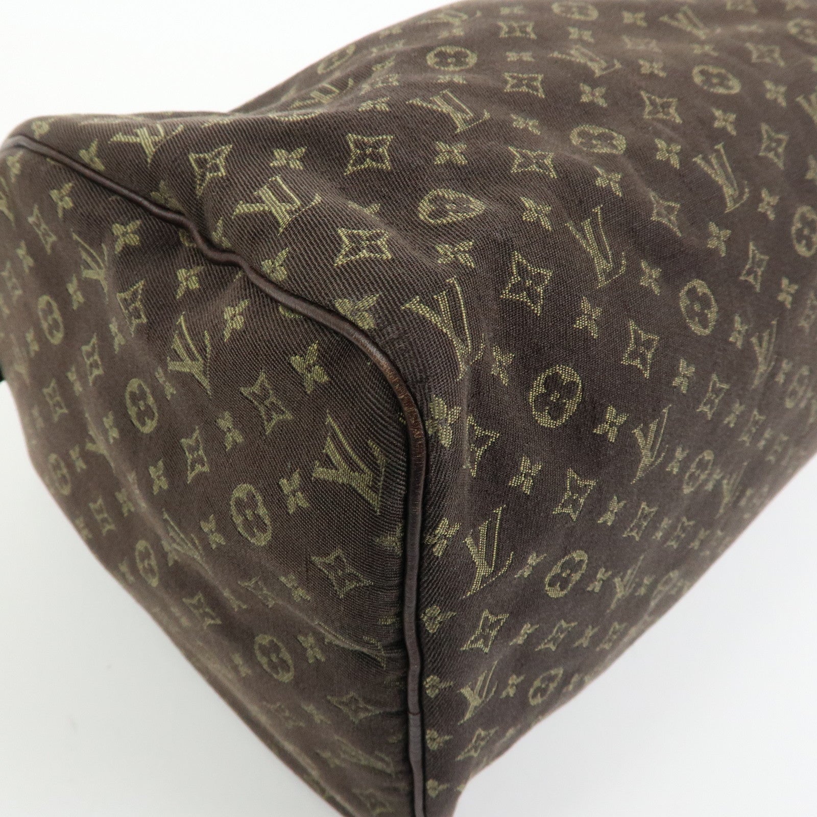 Louis Vuitton Monogram Mini Lin Speedy 30 Boston Bag Ebene M95224