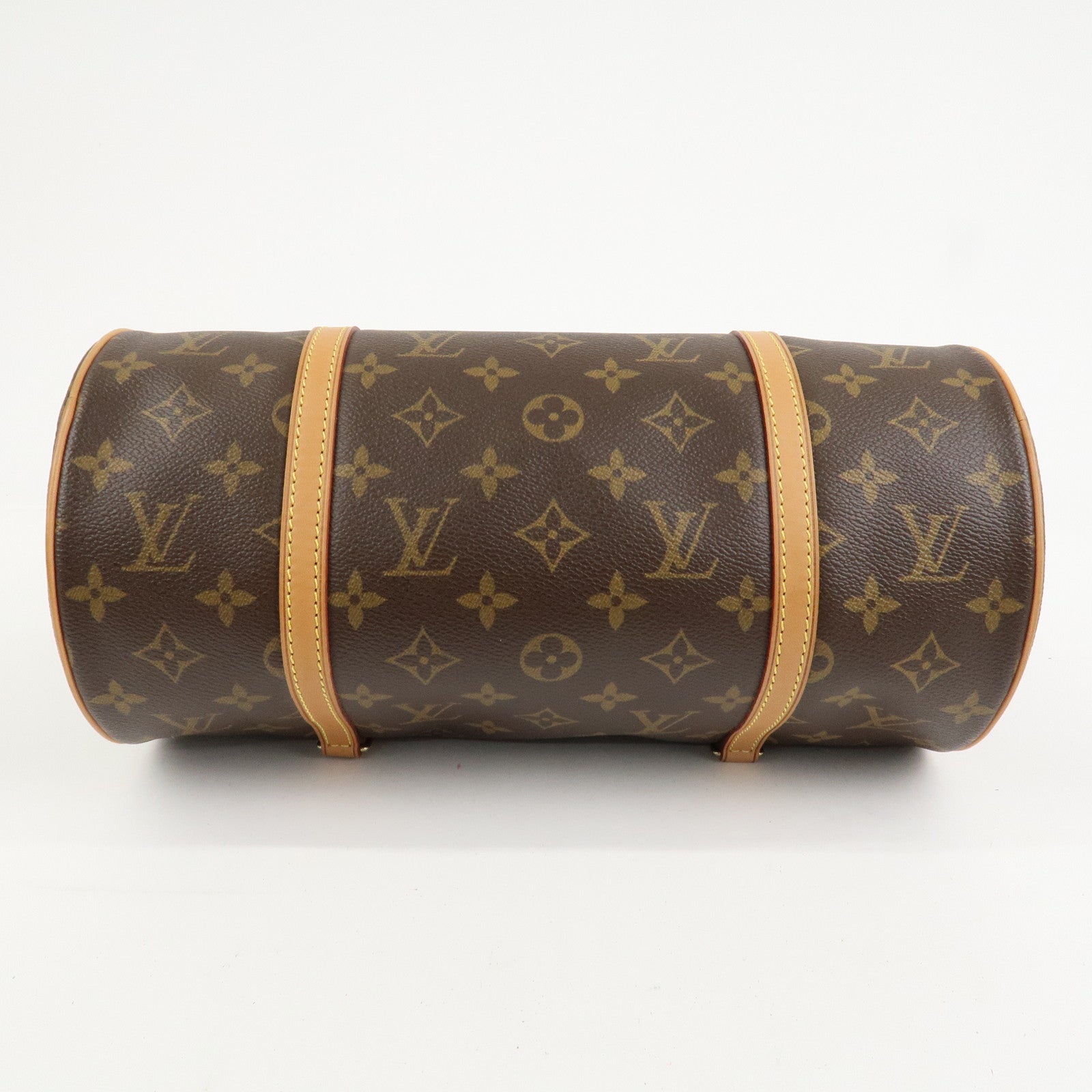 Louis Vuitton Monogram Papillon 30 Hand Bag New Style Brown M51385