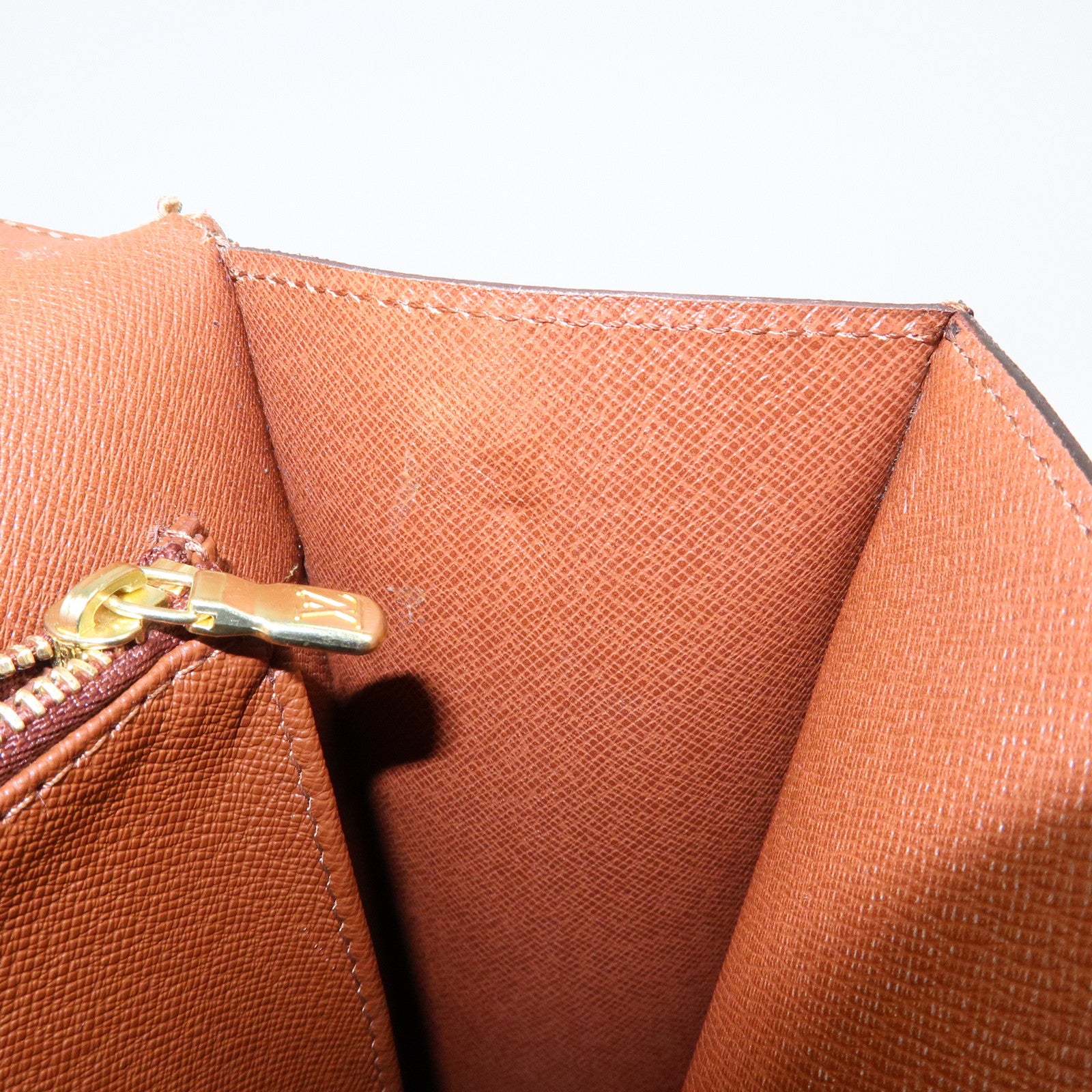 Louis Vuitton Monogram Malesherbes Canvas Hand Bag Brown M51379