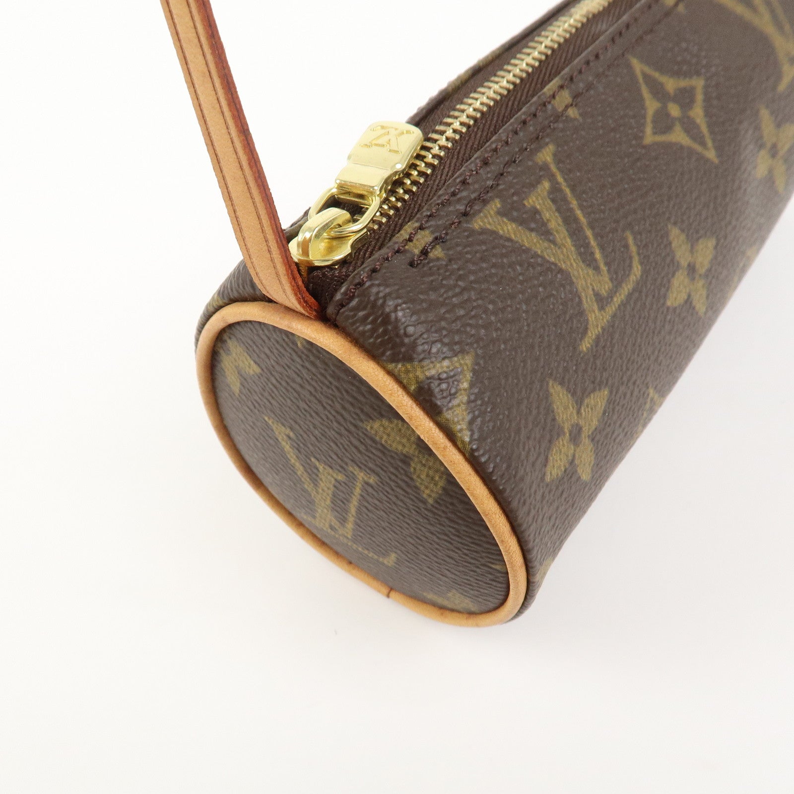 Louis Vuitton Monogram Mini Pouch for Papillon Bag Old Style Brown