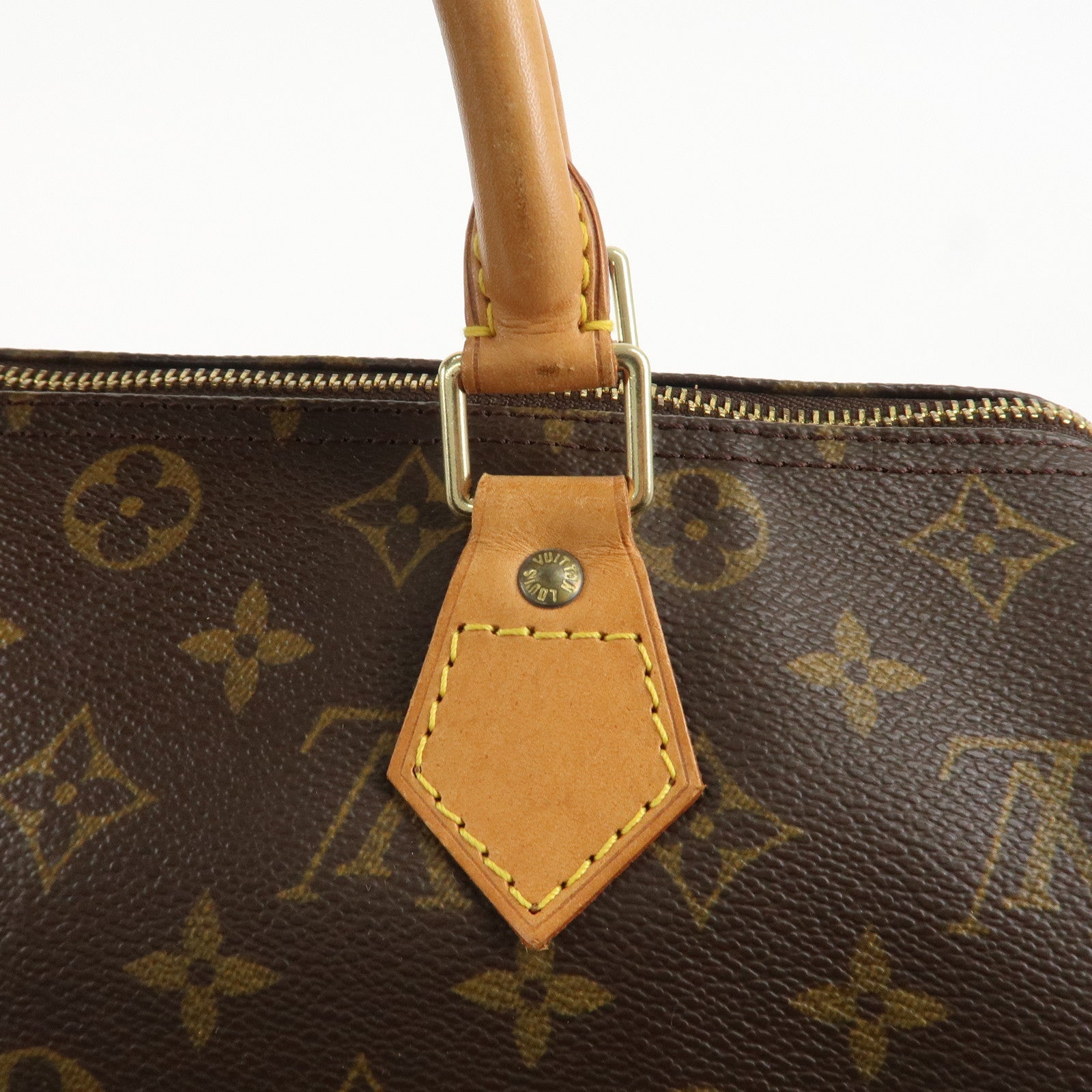 Louis Vuitton Monogram Speedy 30 Hand Bag Boston Bag M41108 Used