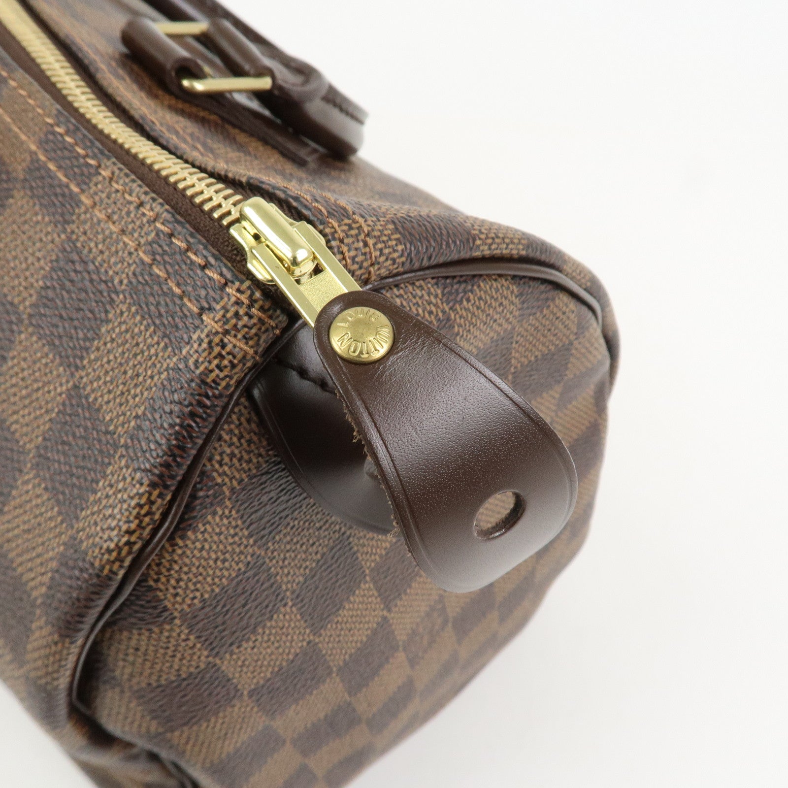 Louis Vuitton Damier Ebene Canvas Speedy 30 Boston Bag N41364