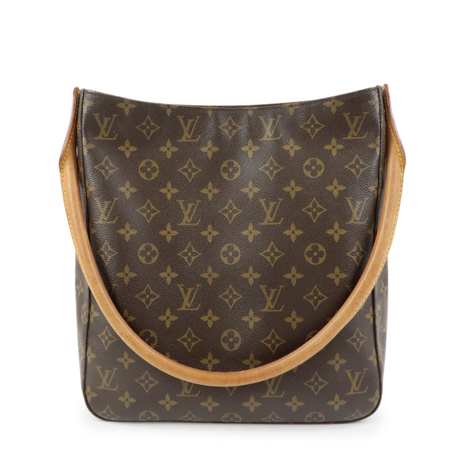Louis Vuitton Monogram Looping GM Shoulder Bag Brown M51145