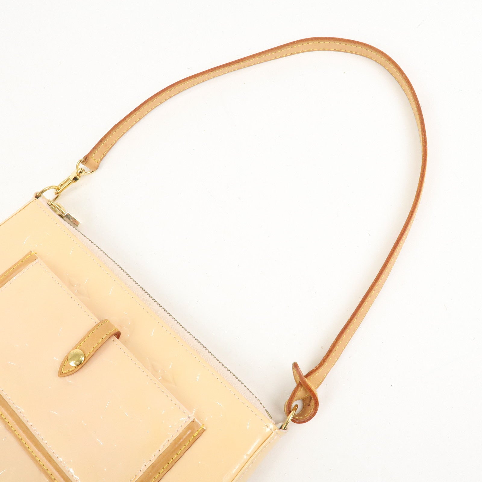 Louis Vuitton Monogram Vernis Mallory Square Hand Bag Pink M91292