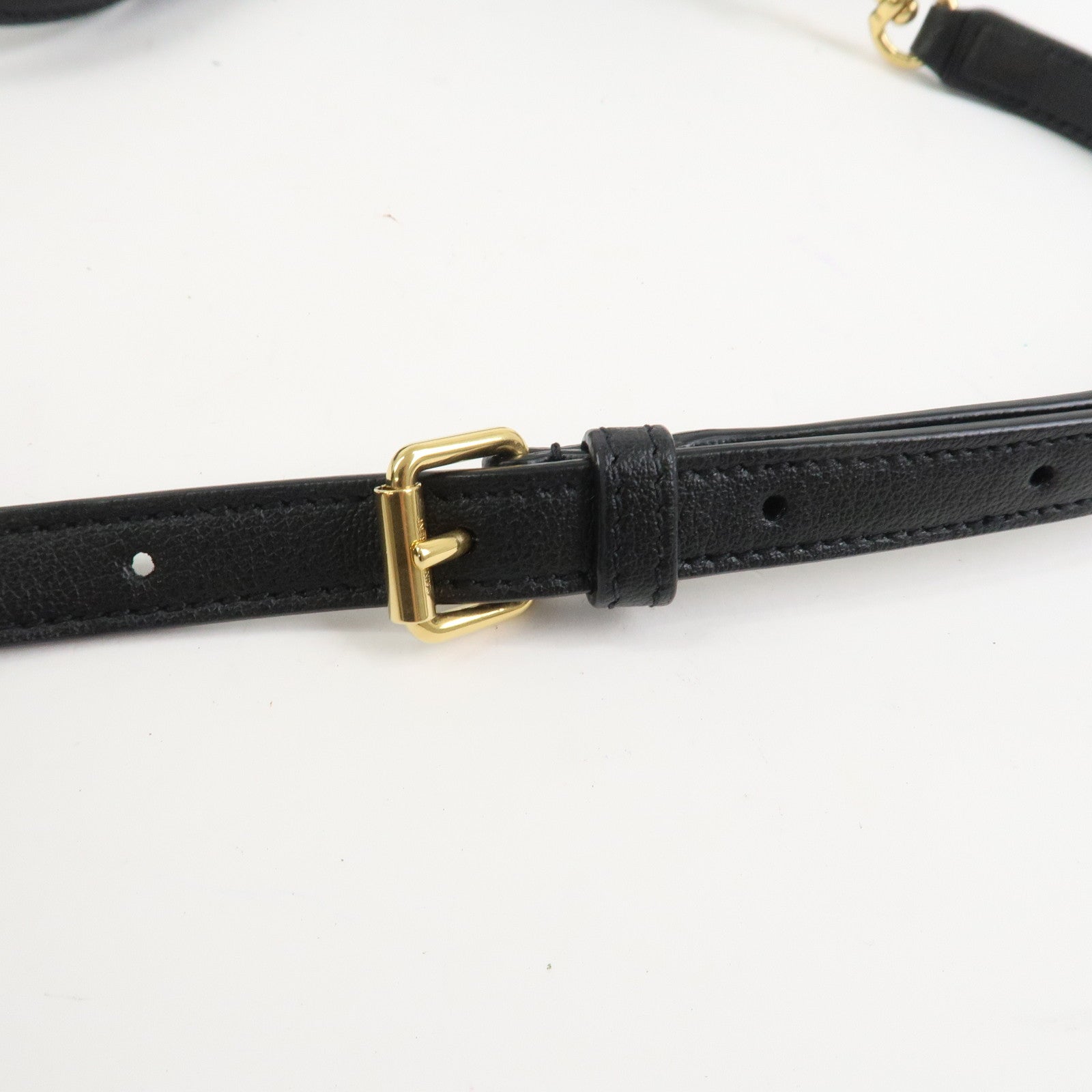 SAINT LAURENT PARIS Leather Toy Shopping Bag 2Way Bag Black 600306