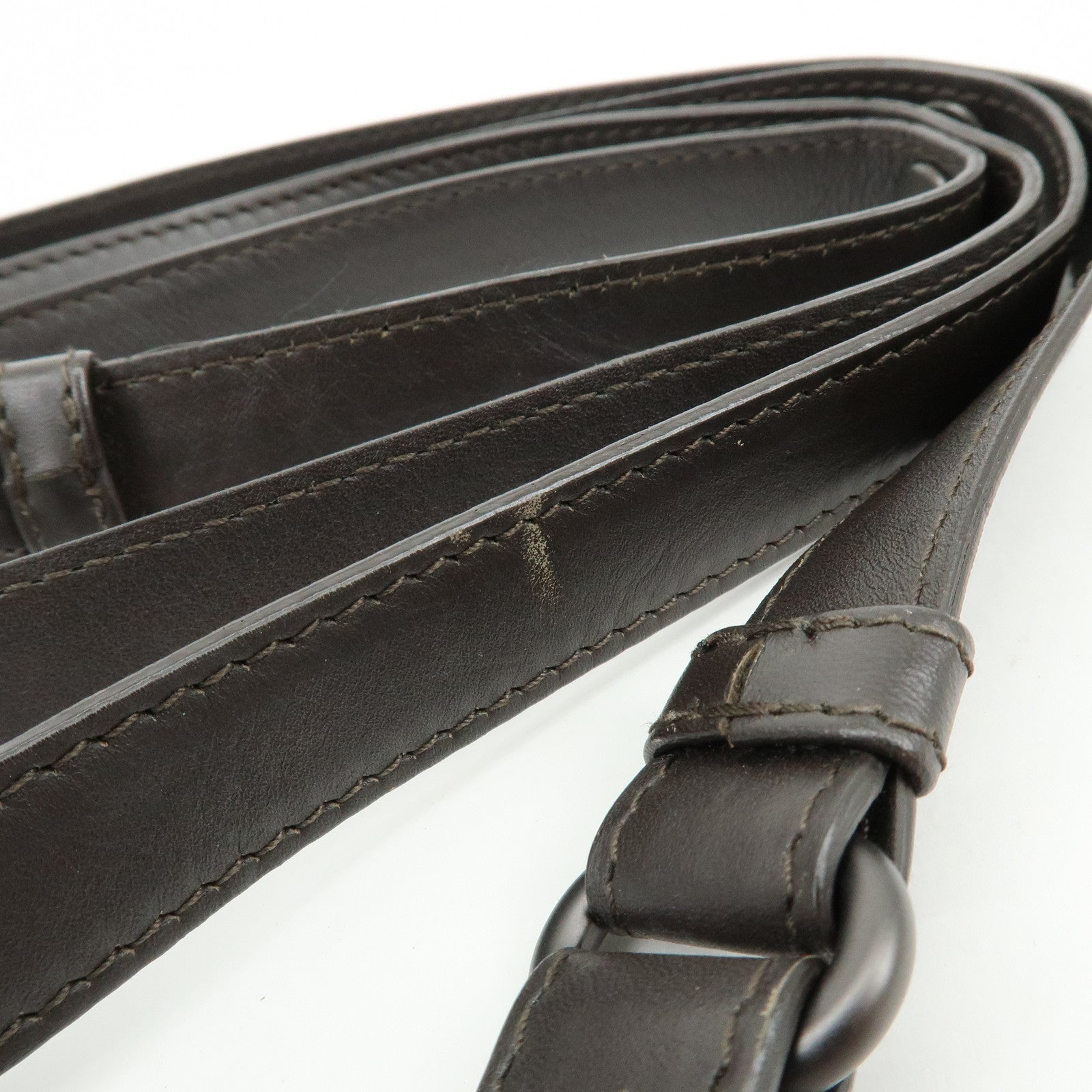 BOTTEGA VENETA Intrecciato Calf Leather Shoulder Bag Brown 273350