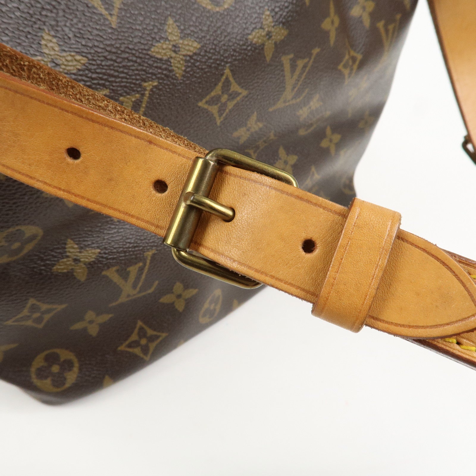Louis Vuitton Monogram Petit Noe Shoulder Bag Brown M42226