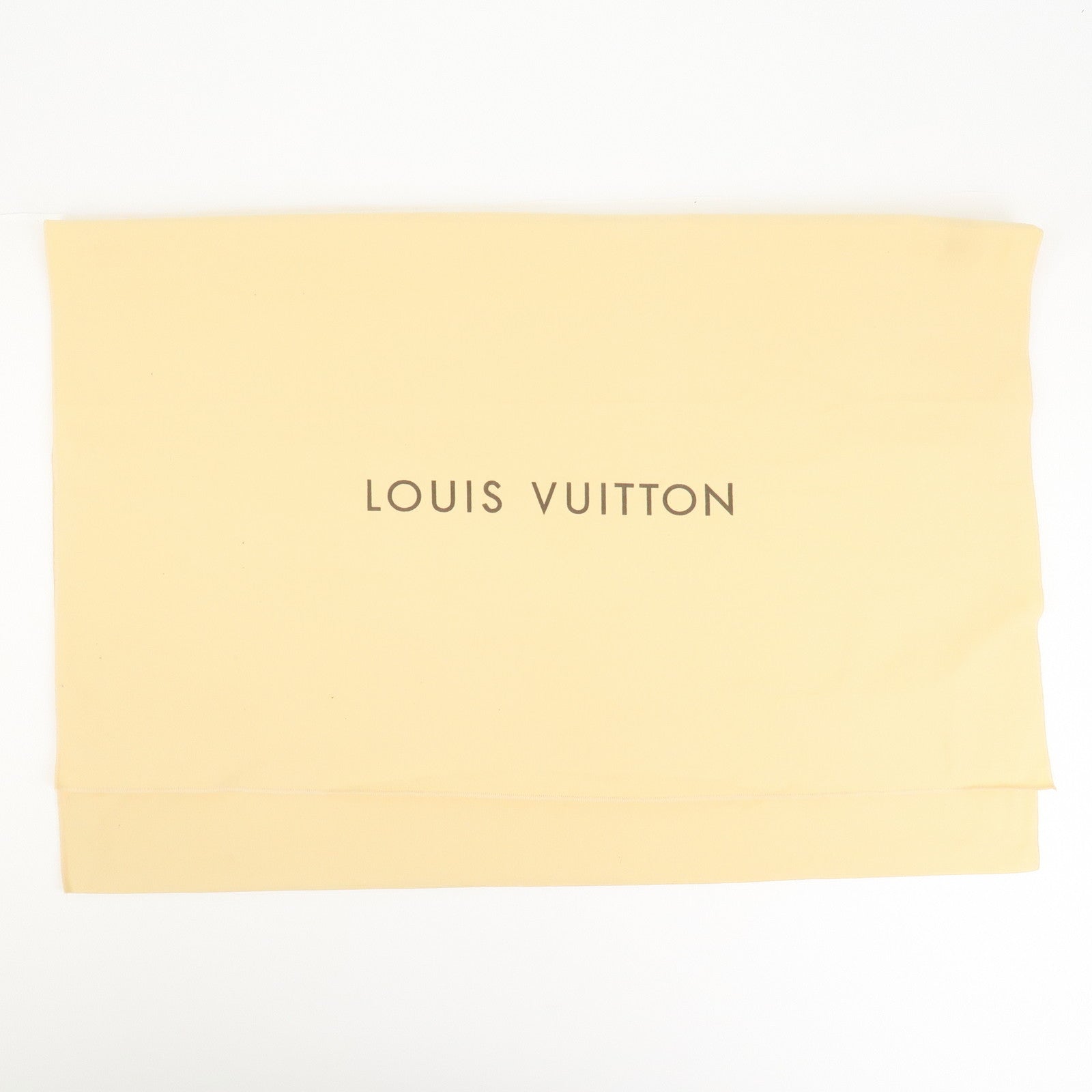 Louis Vuitton Set of 12 Dust Bag Storage Bag Flap Beige