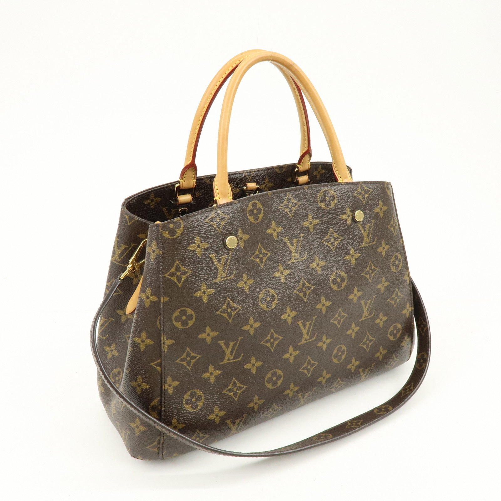 Louis Vuitton Monogram Montaigne MM 2Way Bag Hand Bag M41056