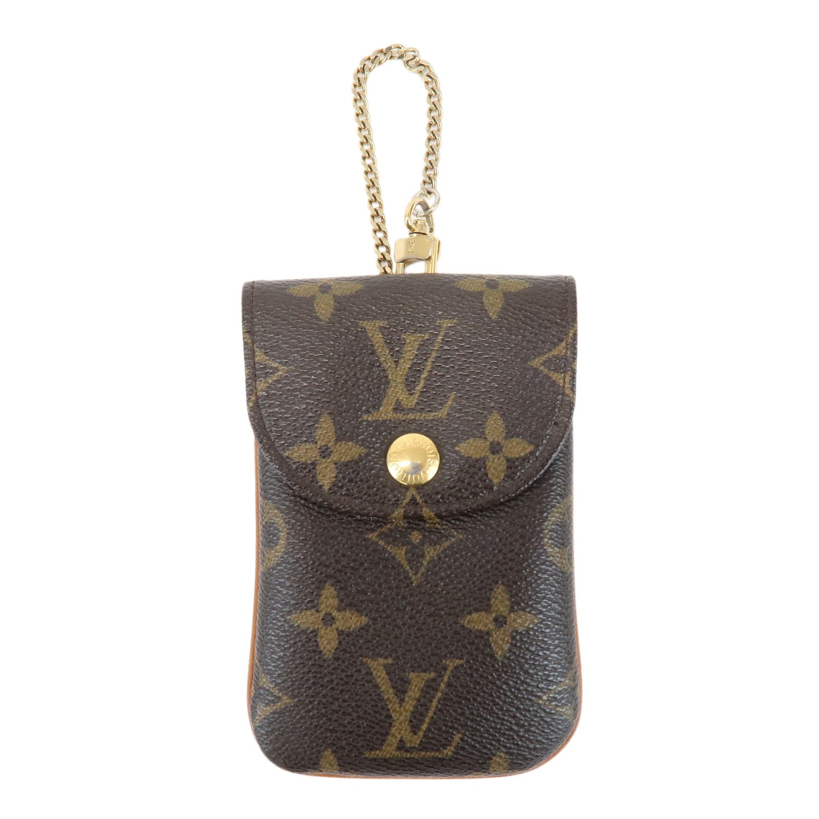 Louis Vuitton Monogram Etui Telefonne MM Phone Case Brown M66546