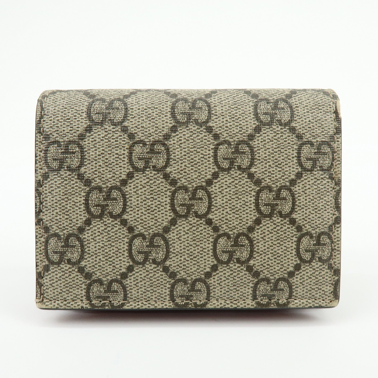 GUCCI LOVE Rainbow GG Supreme PVC Leather Compact Wallet 476412