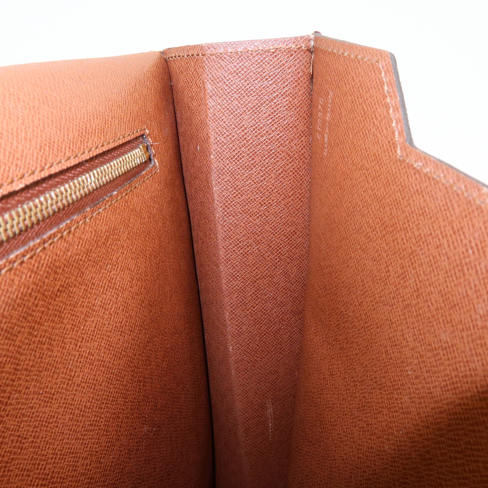 Louis Vuitton Monogram Porte Documents Bandoulière Brown M53338