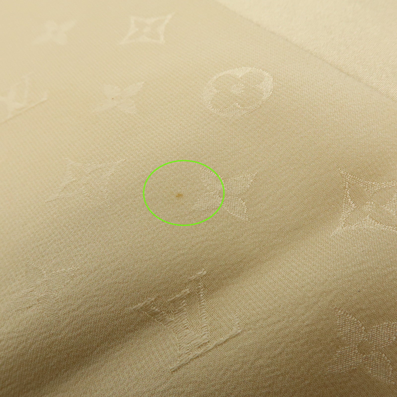 Louis Vuitton Monogram Silk 100% Scarf Beige