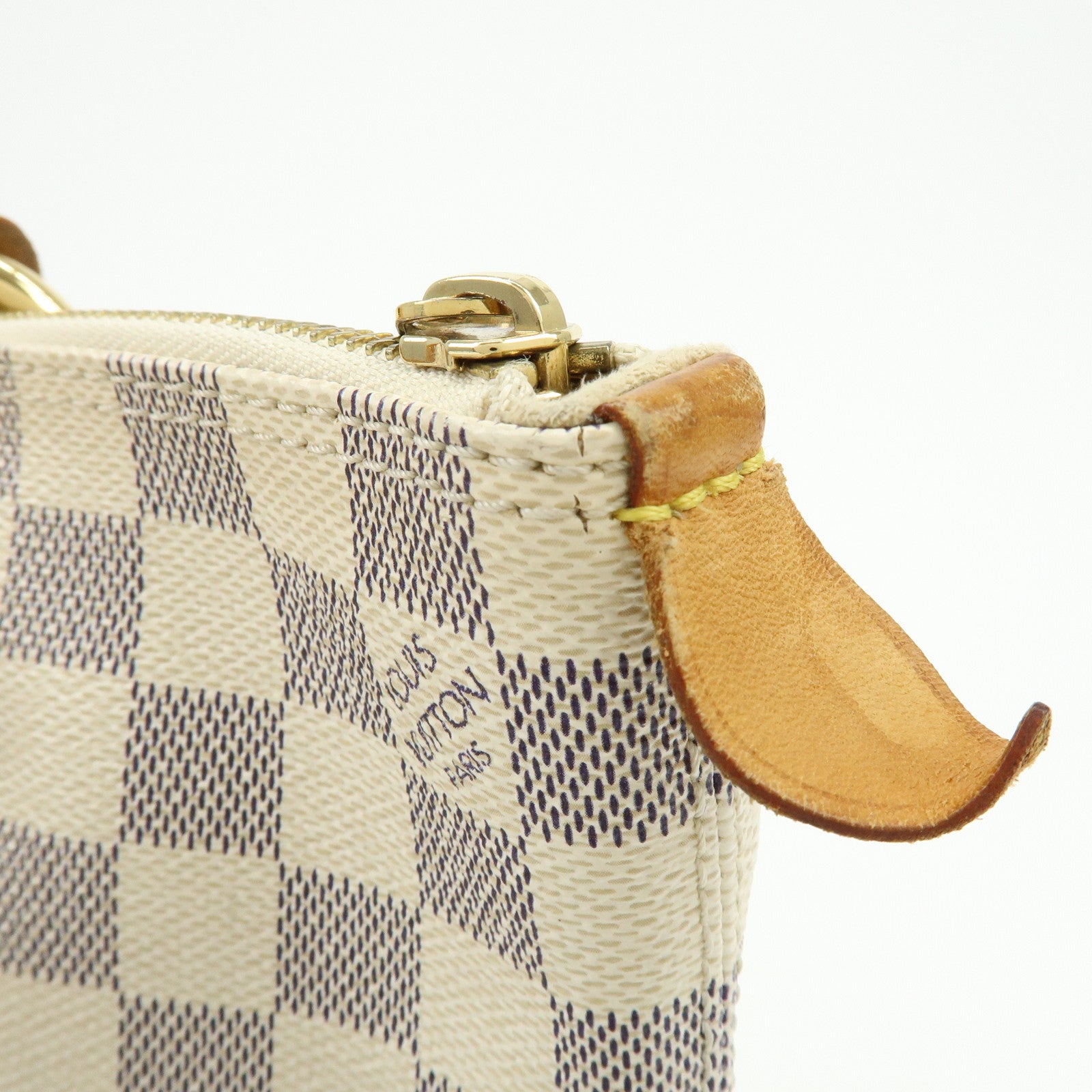 Louis Vuitton Damier Azur Saleya PM Tote Bag Hand Bag N51186