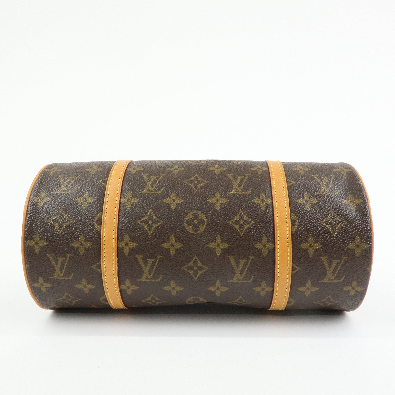 Louis Vuitton Monogram Papillon 30 Canvas Hand Bag Brown M51385