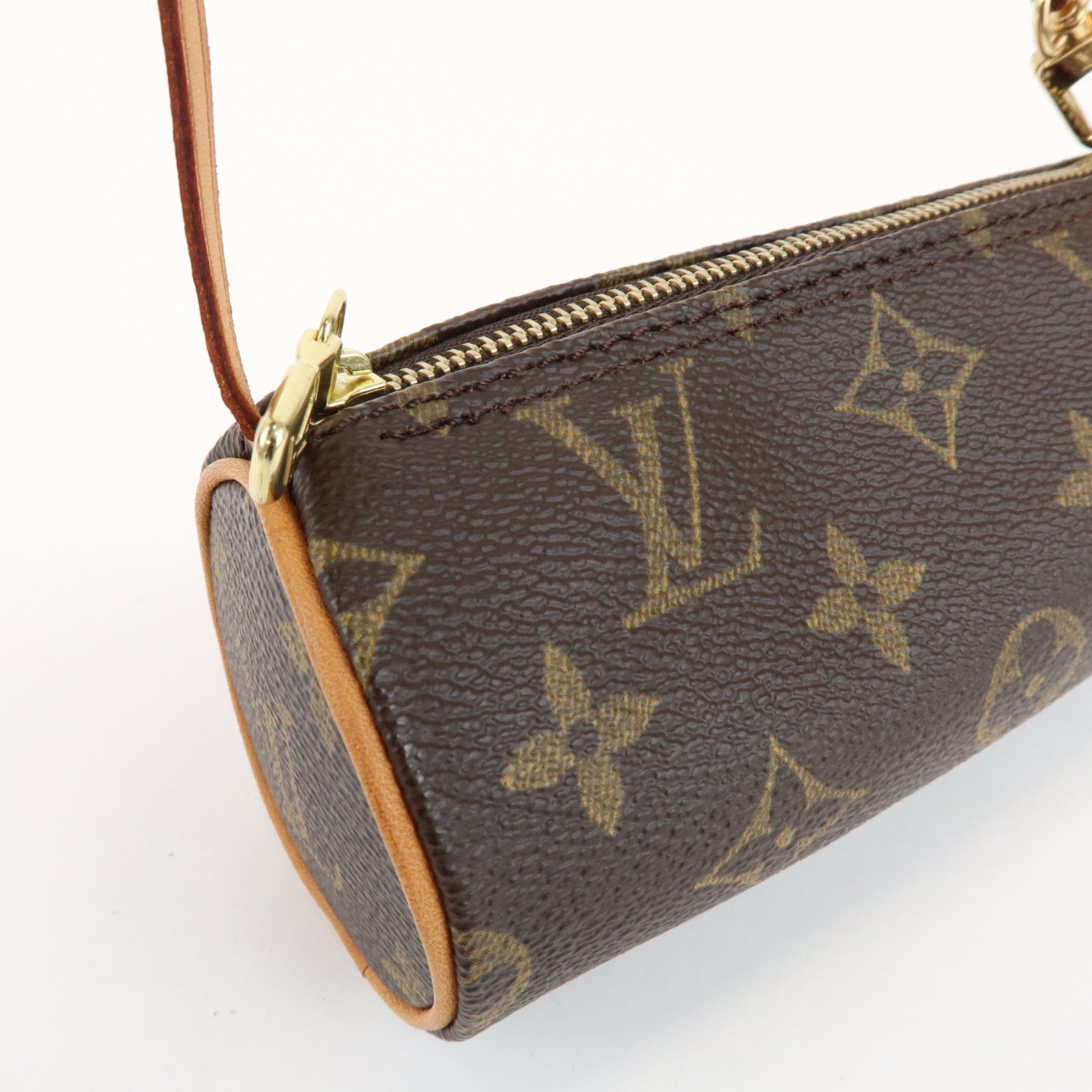 Louis Vuitton Monogram Mini Pouch for Papillon Bag Brown