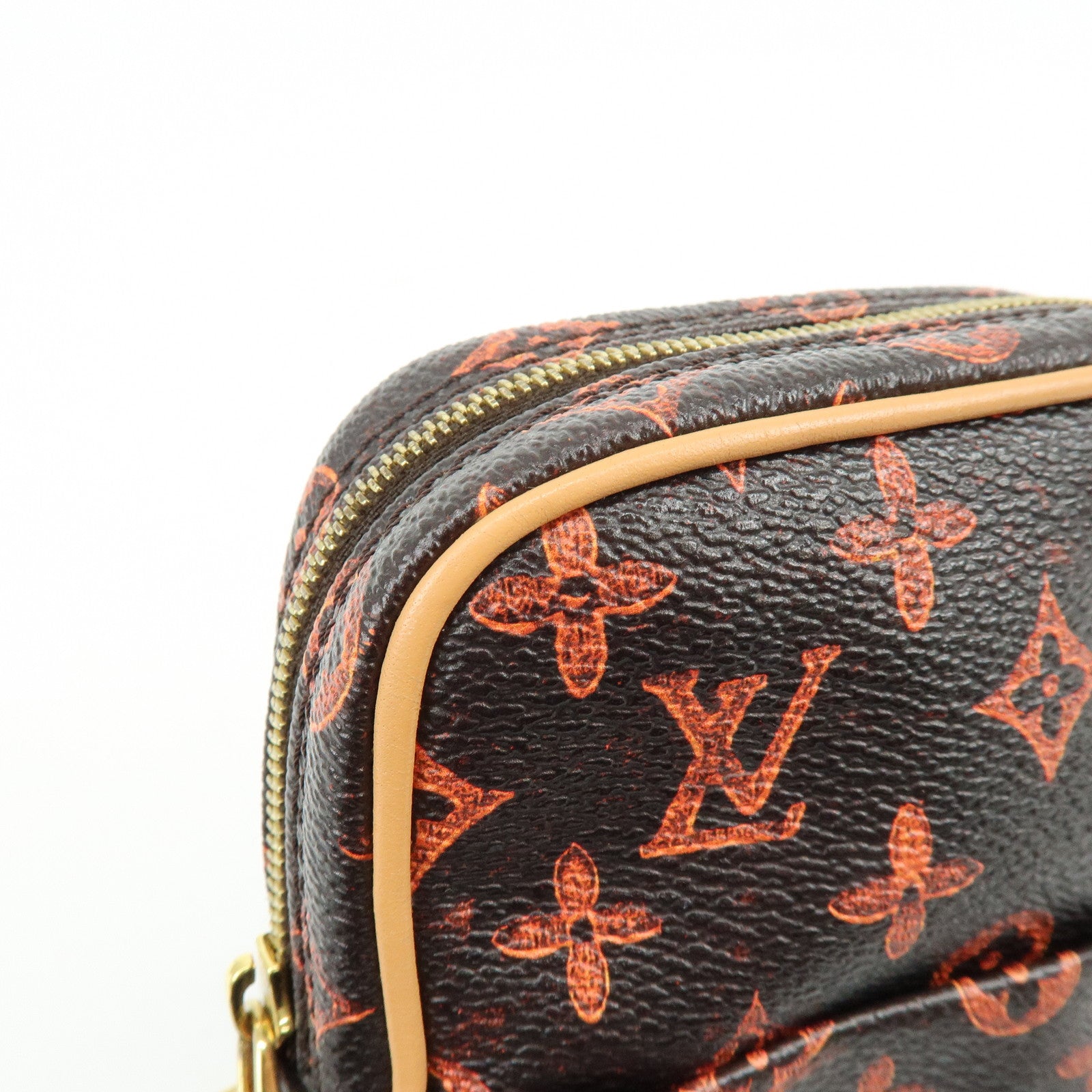 Louis Vuitton Catogram Paname Shoulder Bag Crossbody Brown M44399