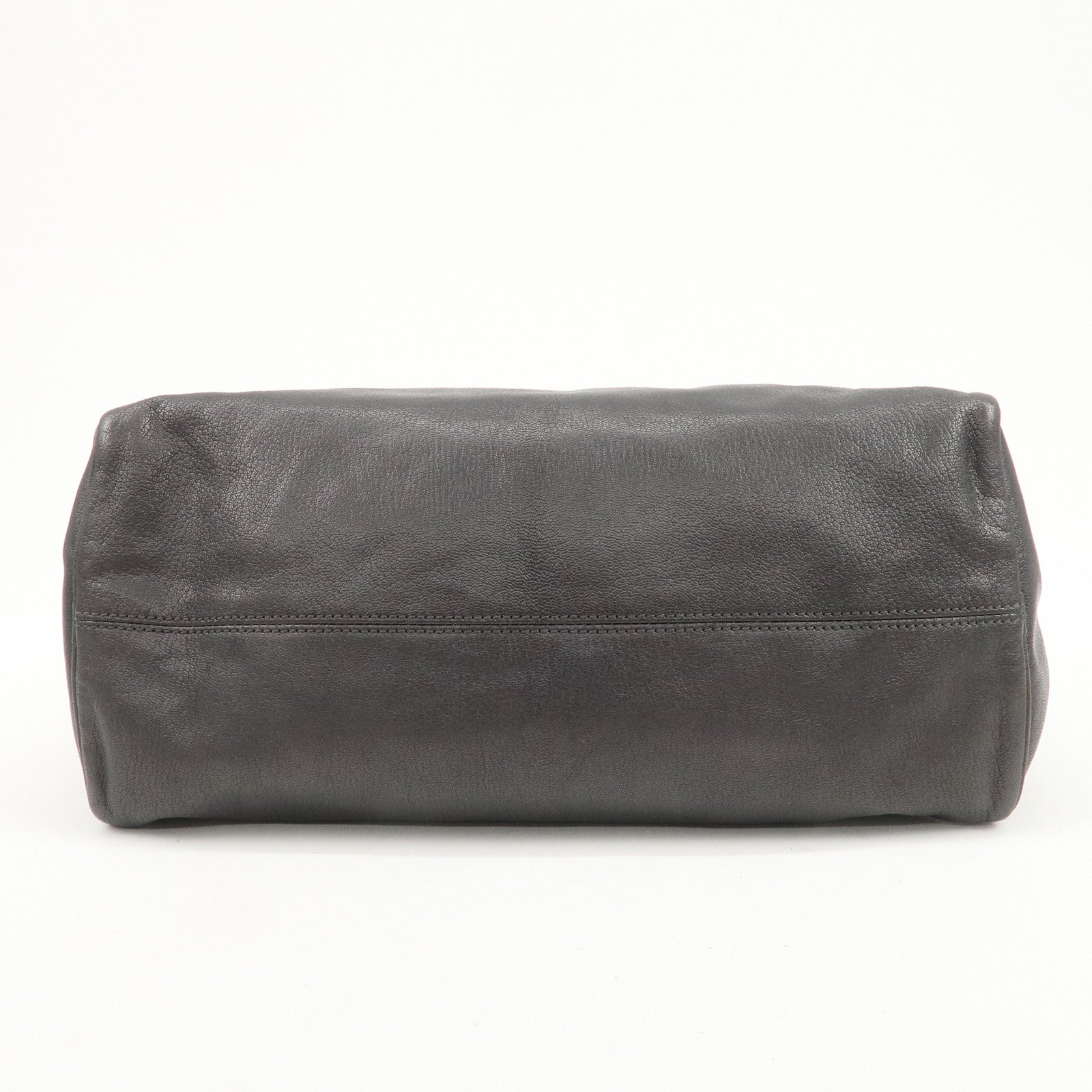 LOEWE Anagram Leather 2WAY Bag Shoulder Bag Hand Bag Metallic Gray