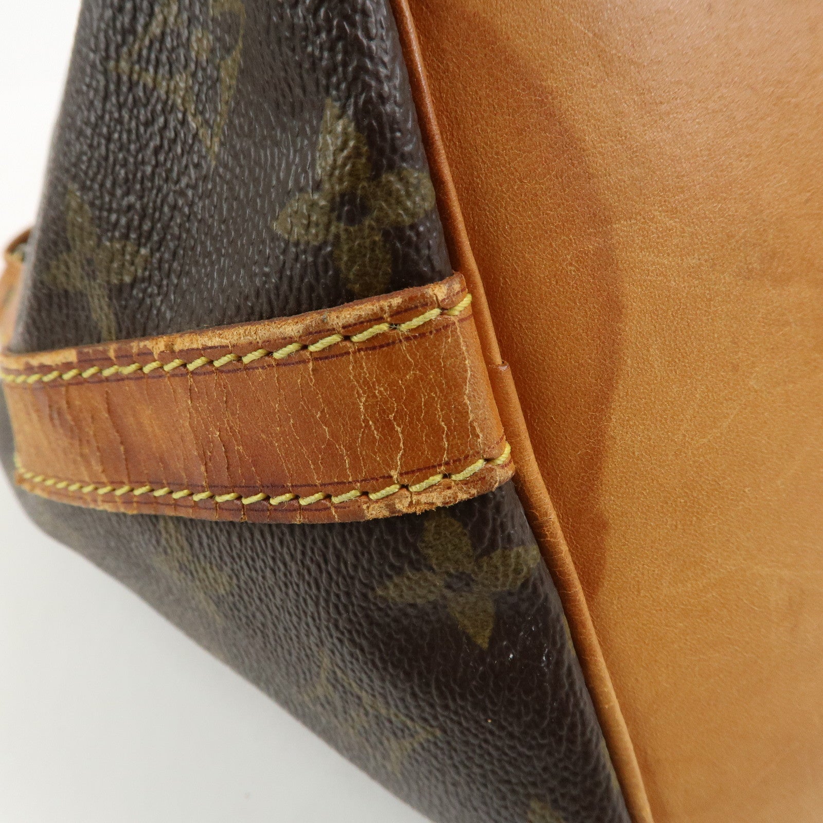 Louis Vuitton Monogram Petit Noe Shoulder Bag Brown M42226