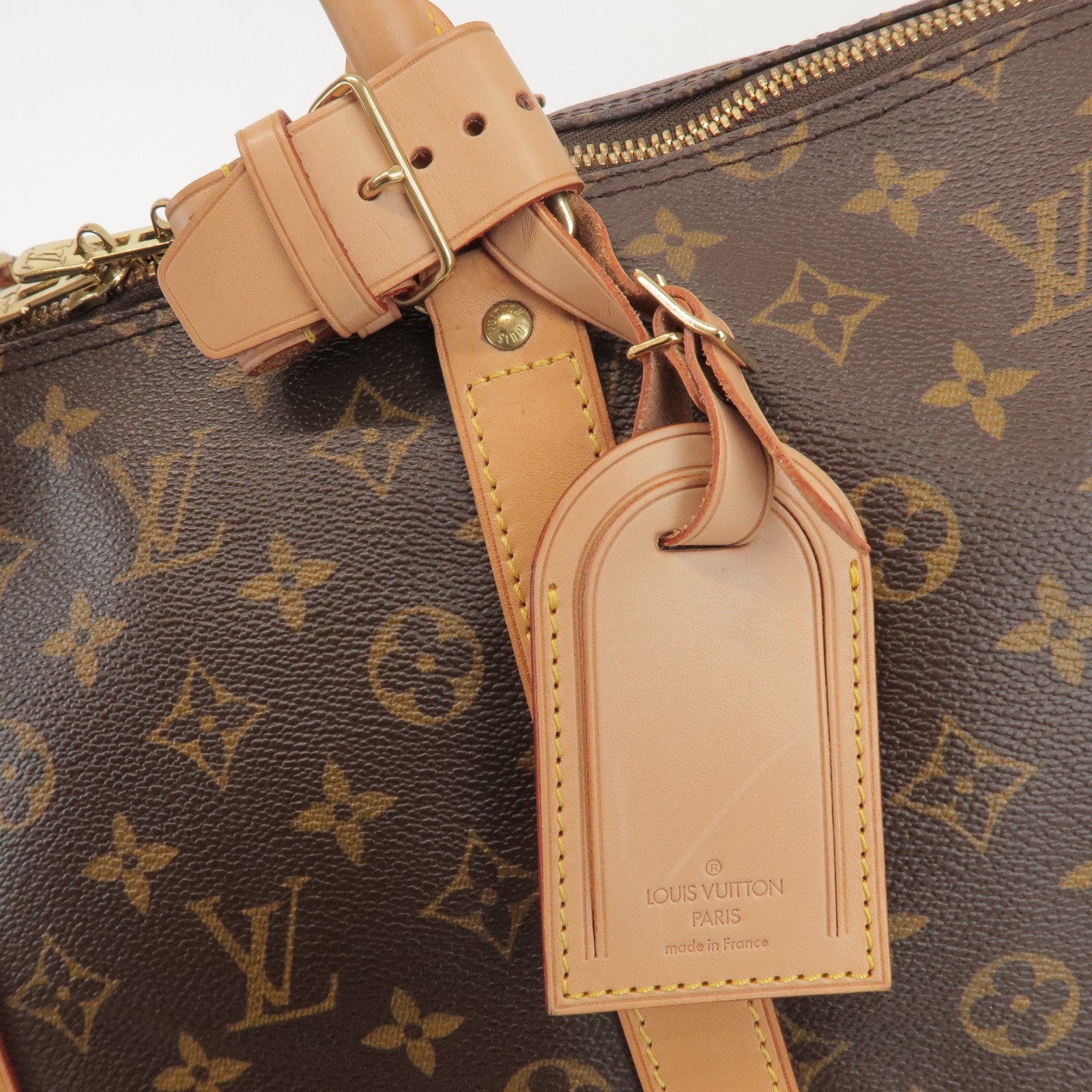 Louis Vuitton Monogram Keep All Bandouliere 55 Boston Bag M41414