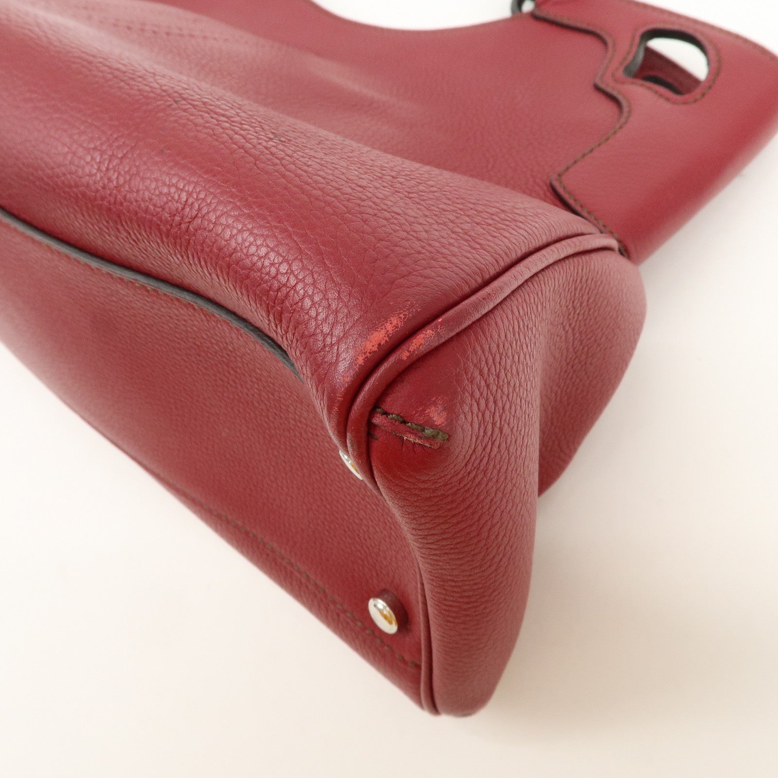 Cartier Marcello de Cartier MM Shoulder Bag Hand Bag Bordeaux