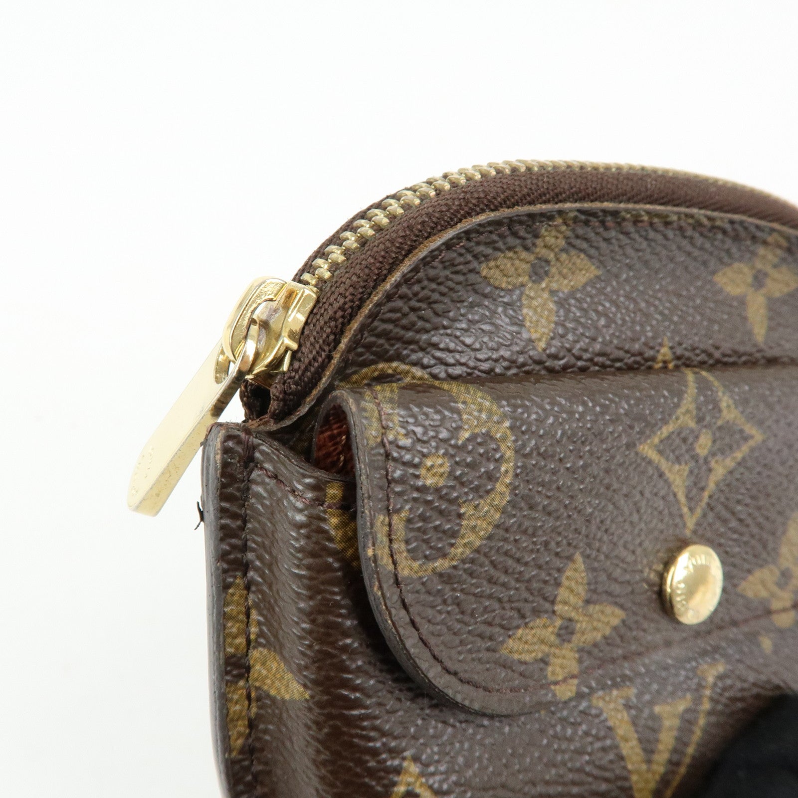 Louis Vuitton Monogram Porte Monnaie Shilling Coin Case M60025