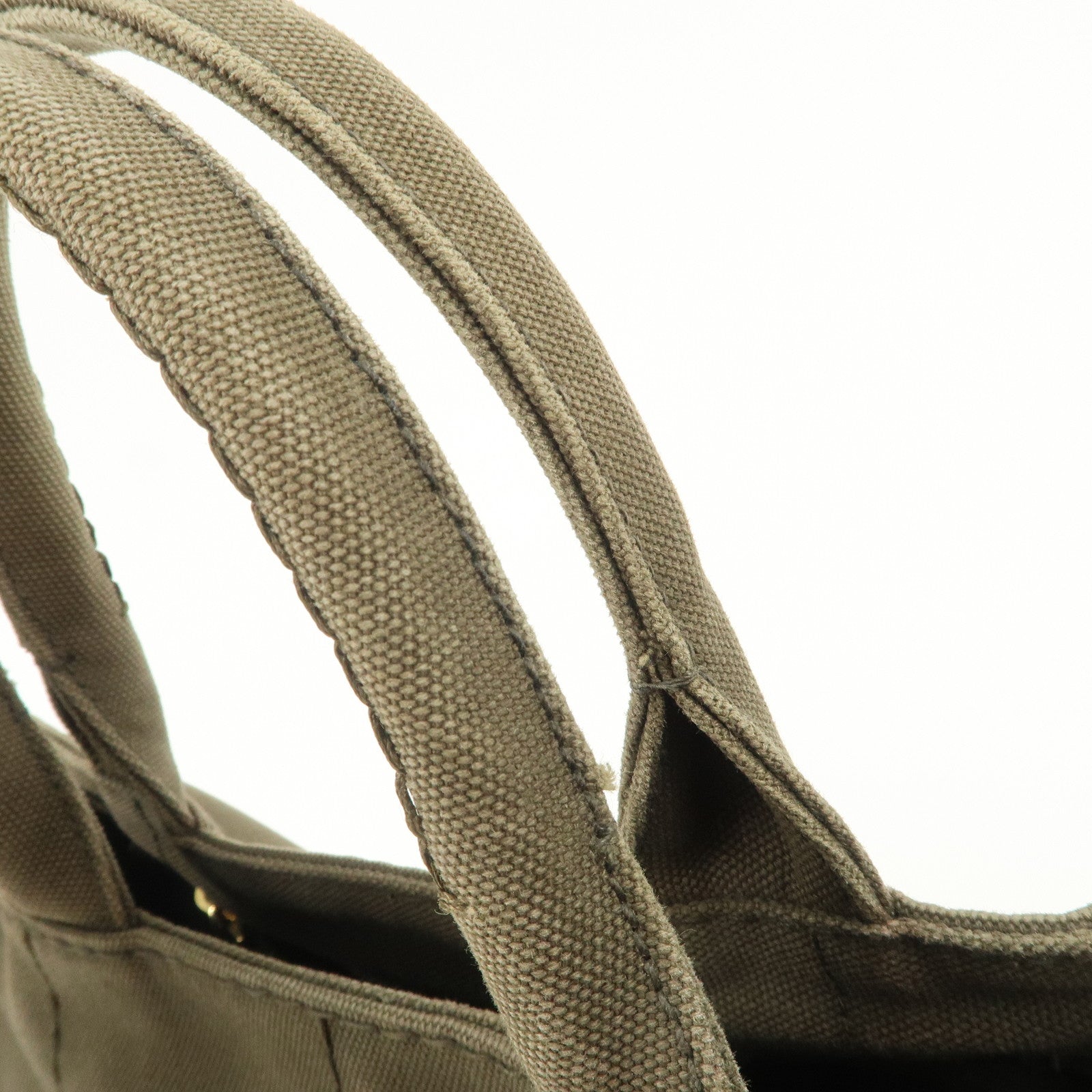 PRADA Canapa Mini Canvas 2WAY Bag Hand Bag Shoulder Bag BN2439G