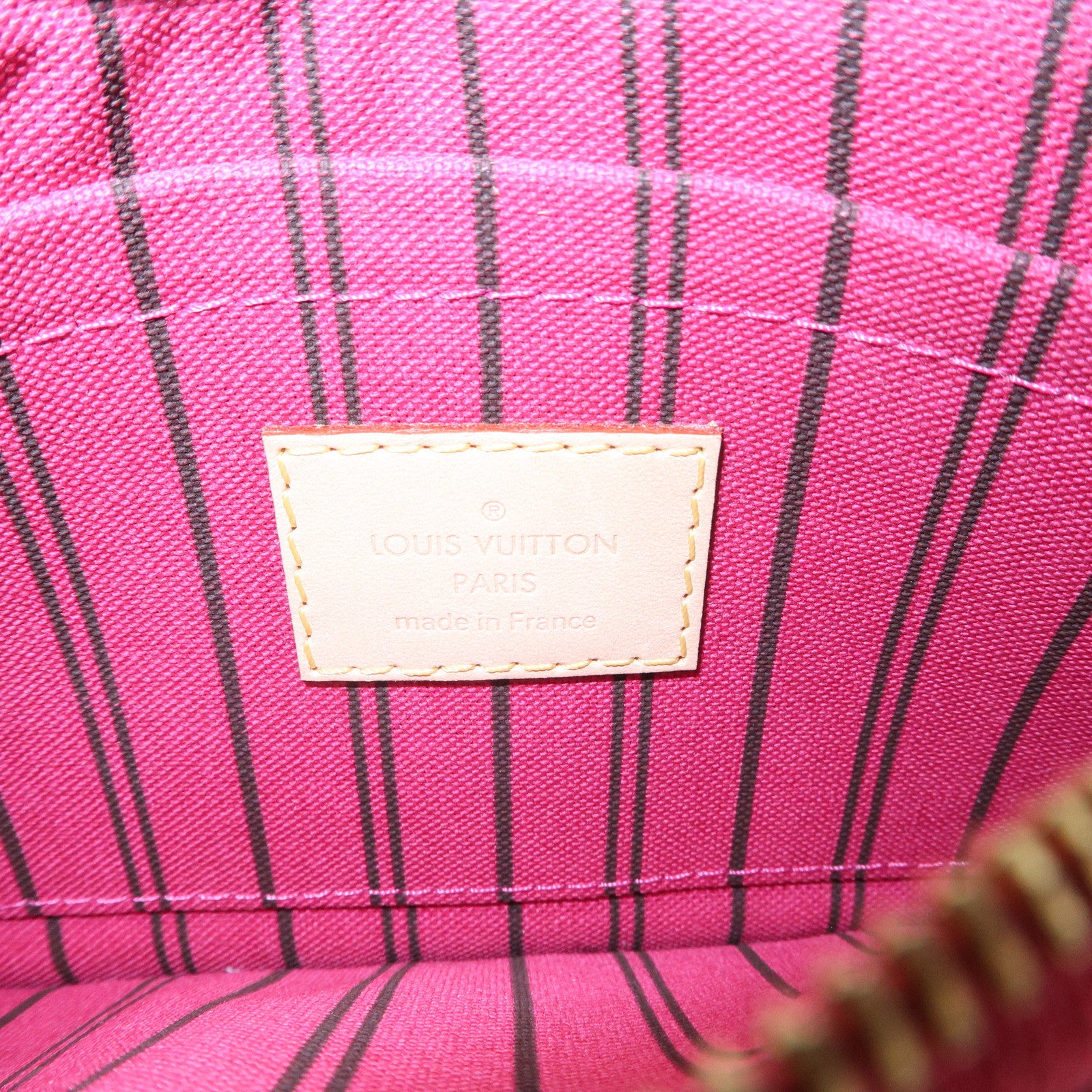 Louis Vuitton Monogram Canvas Pouch for Neverfull PM Tote Bag