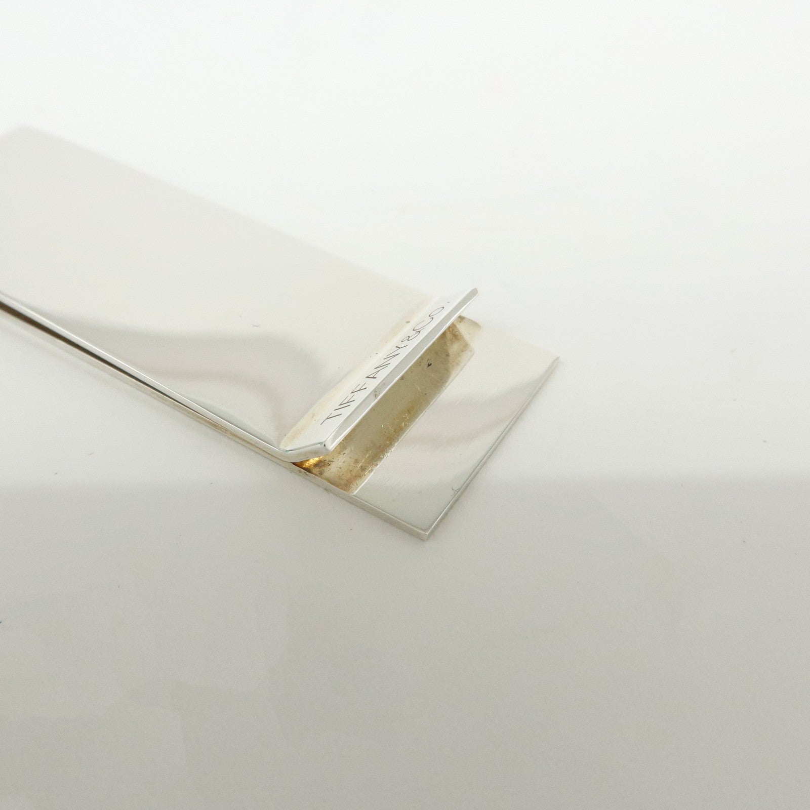 Tiffany & Co Set of 2 SV925 Money Clip Bill Clip Atlas Silver