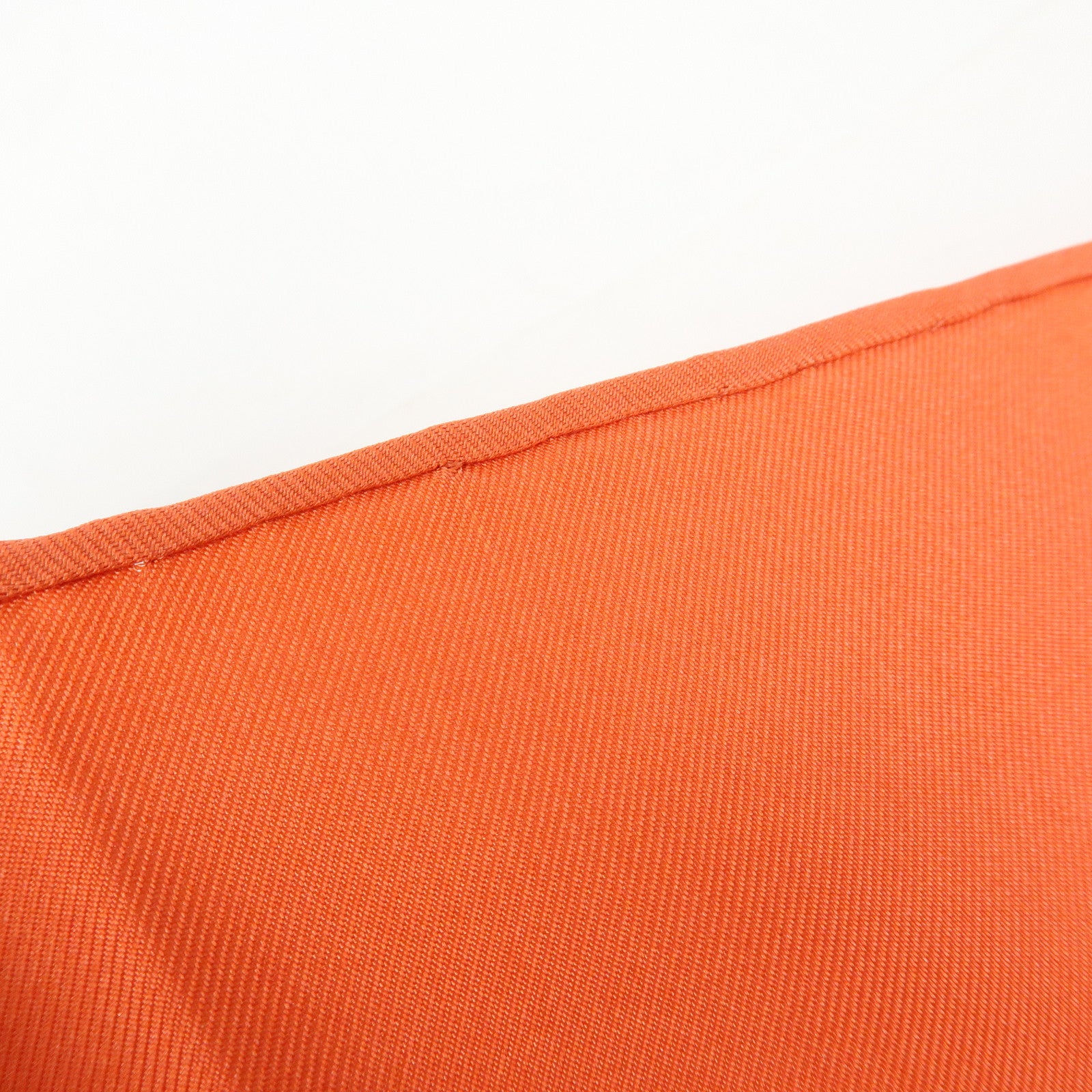 HERMES Carre 90 Silk 100% CHEVAUX DE TRAIT Scarf Orange Beige