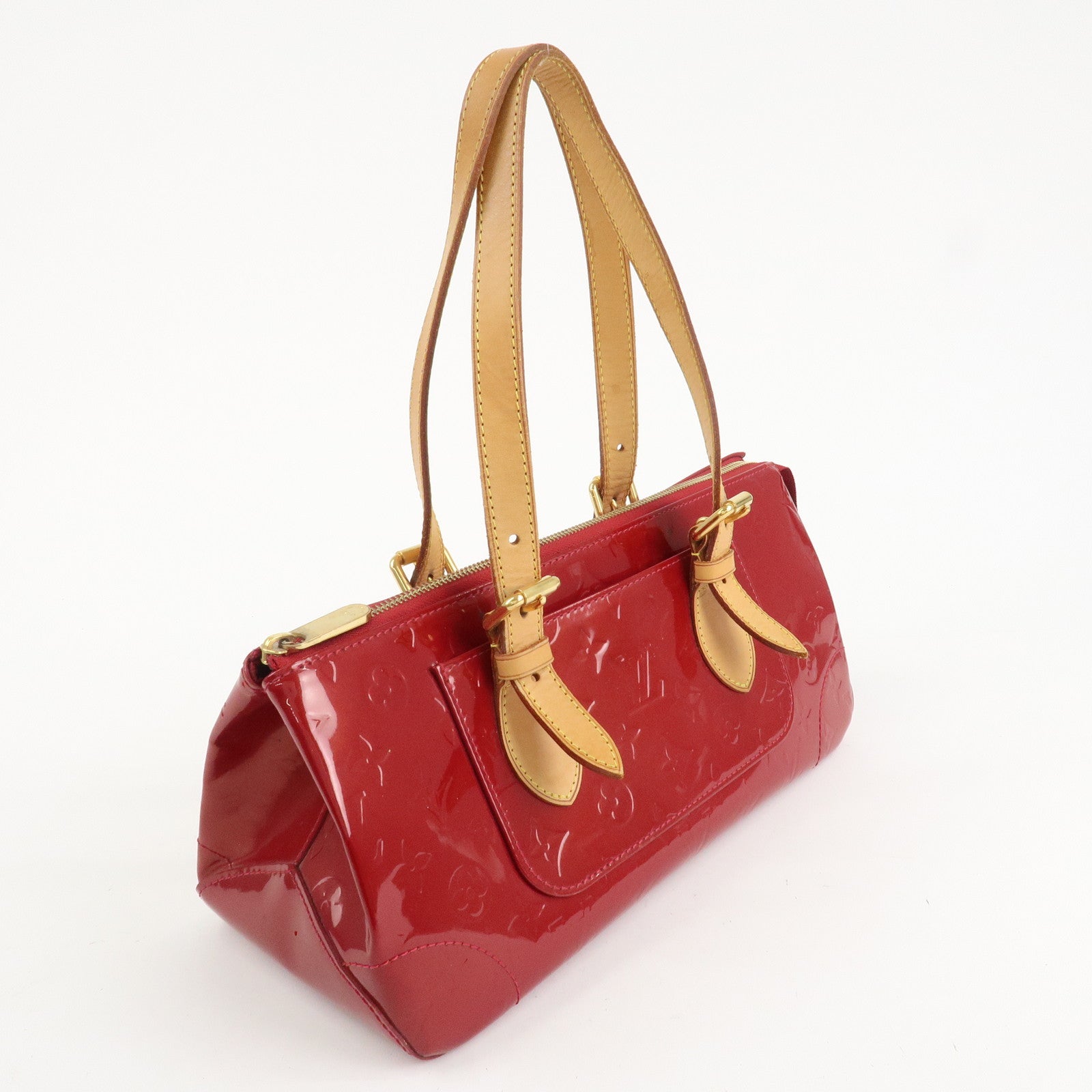 Louis Vuitton Vernis Rosewood Avenue Hand Bag Pomme D'Amour M93507 Used