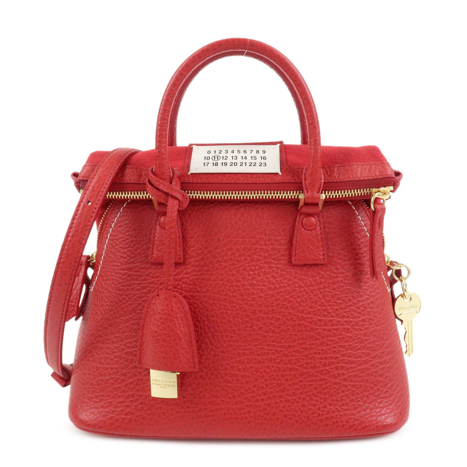 Maison Margiela 5AC Grained Calf Leather 2 Way Red S56WG0082
