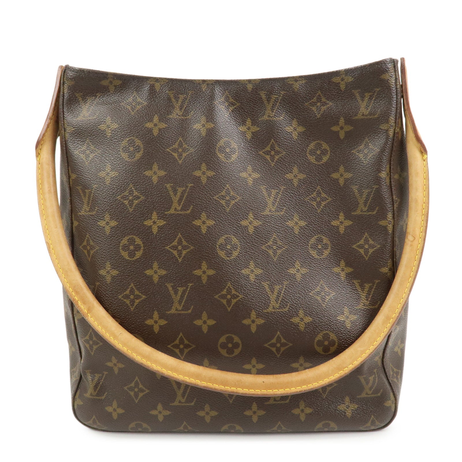 Louis Vuitton Monogram Looping GM Shoulder Bag Brown M51145
