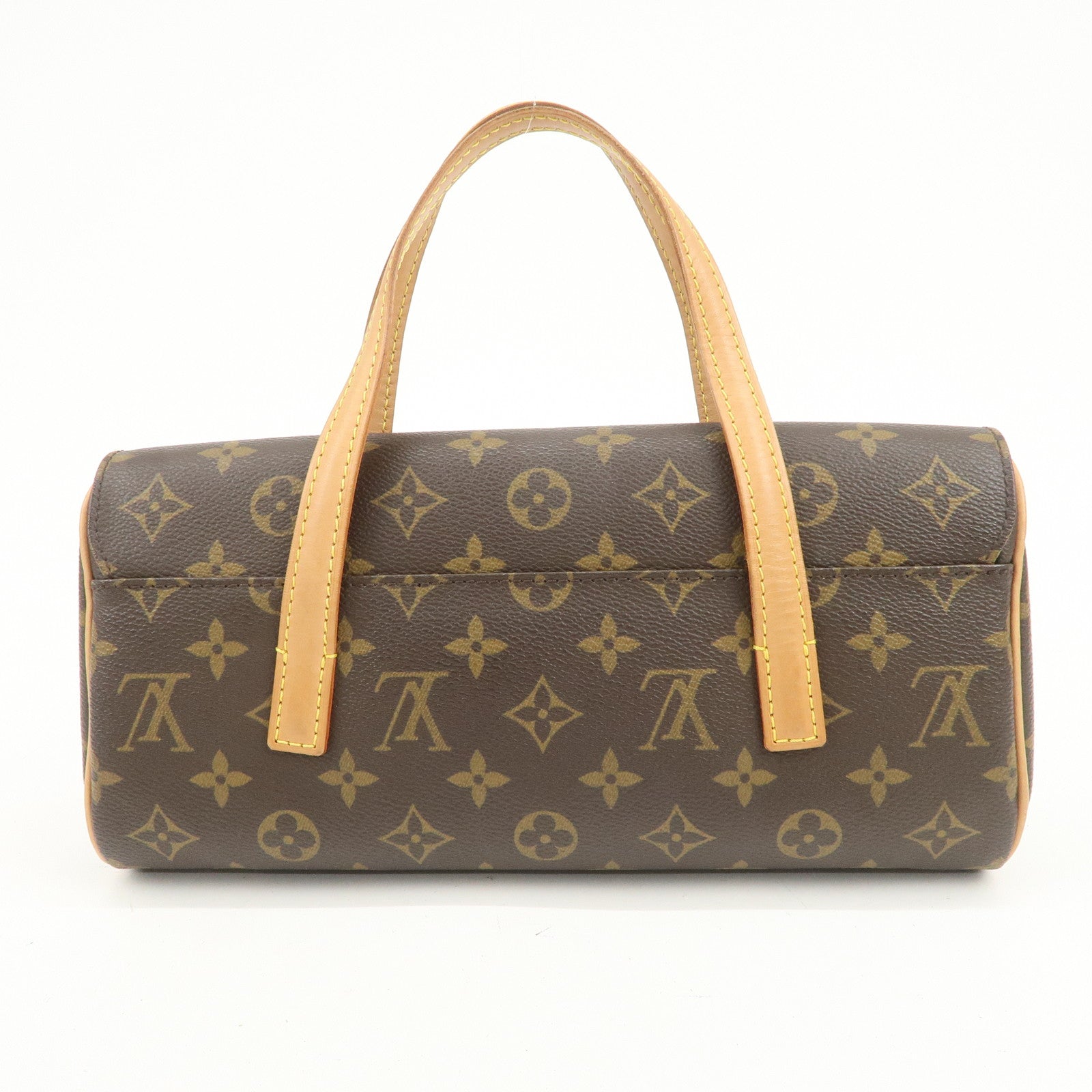 Louis Vuitton Monogram Sonatine Hand Bag Brown M51902