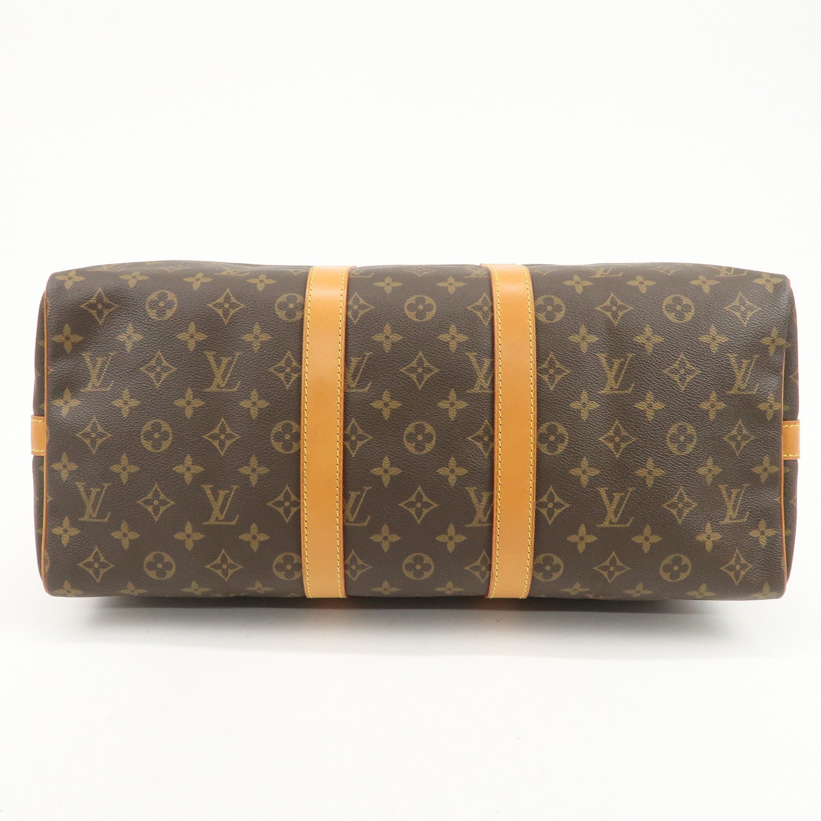 Louis Vuitton Monogram Keep All Bandouliere 45 Boston Bag M41418