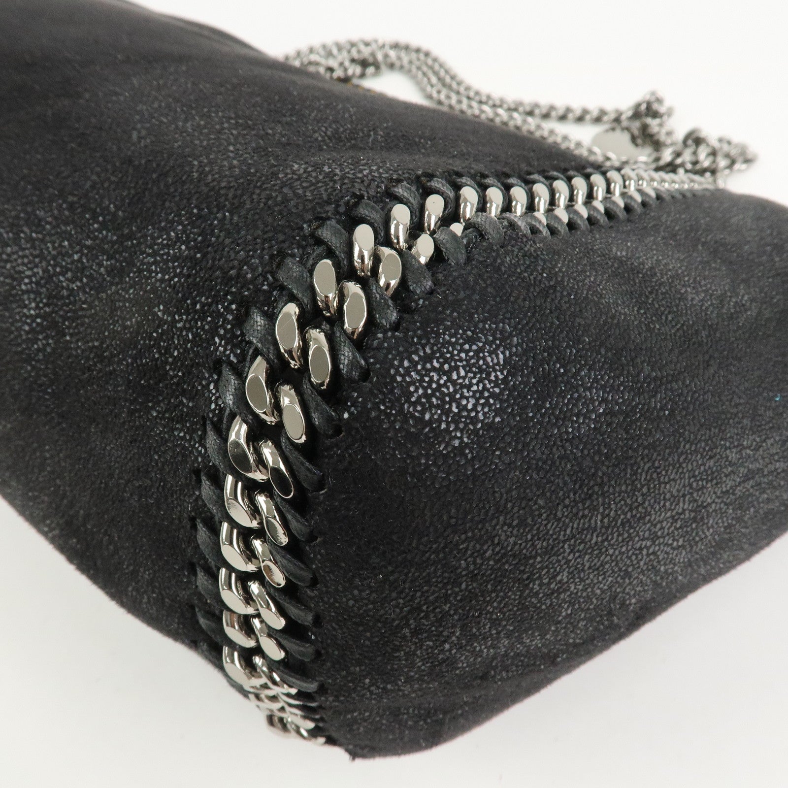 STELLA MCCARTNEY Falabella Polyester Chain Shoulder Bag Black