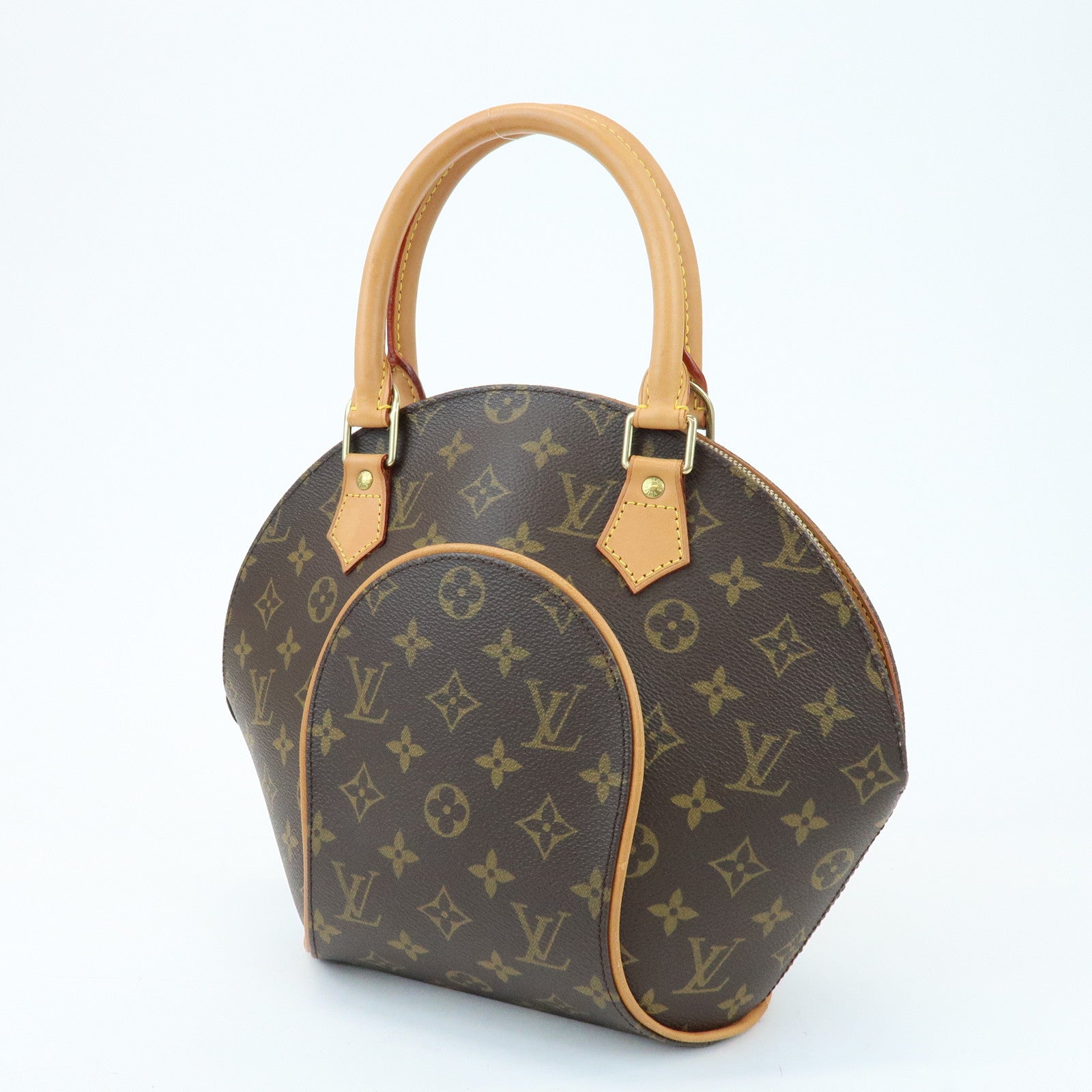 Louis Vuitton Monogram Ellipse PM Hand Bag Brown M51127