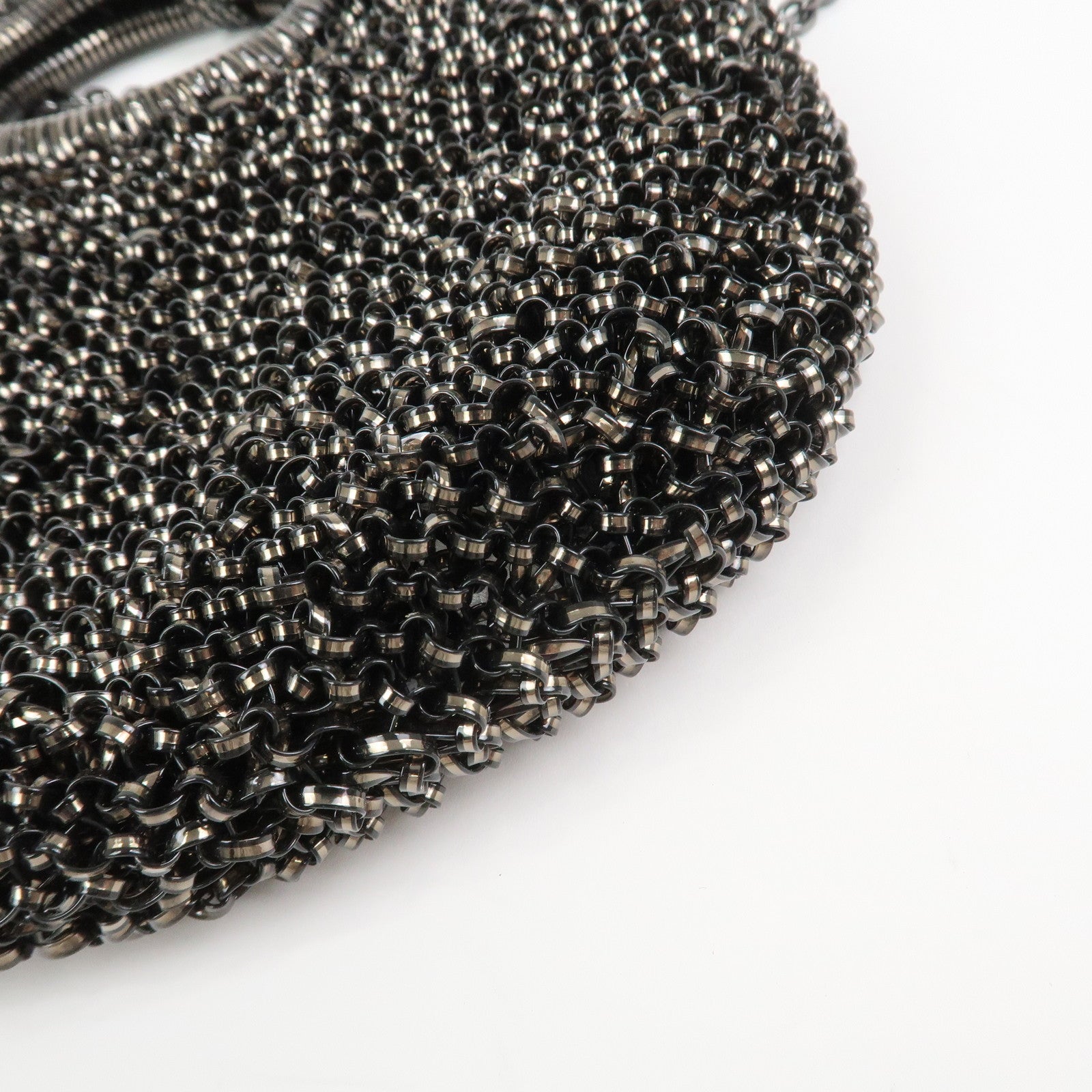 ANTEPRIMA PVC 2Way Chain Hand Bag Shoulder Bag Black