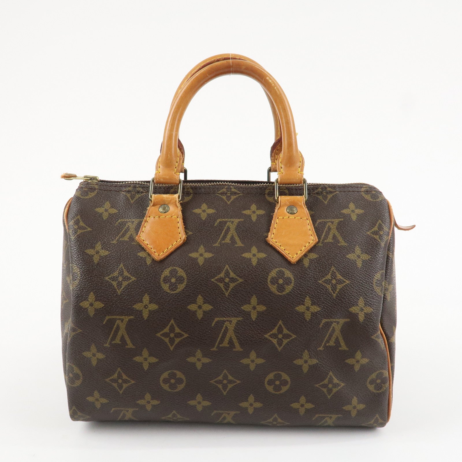 Louis Vuitton Monogram Speedy 25 Hand Bag Boston Bag M41528 Used