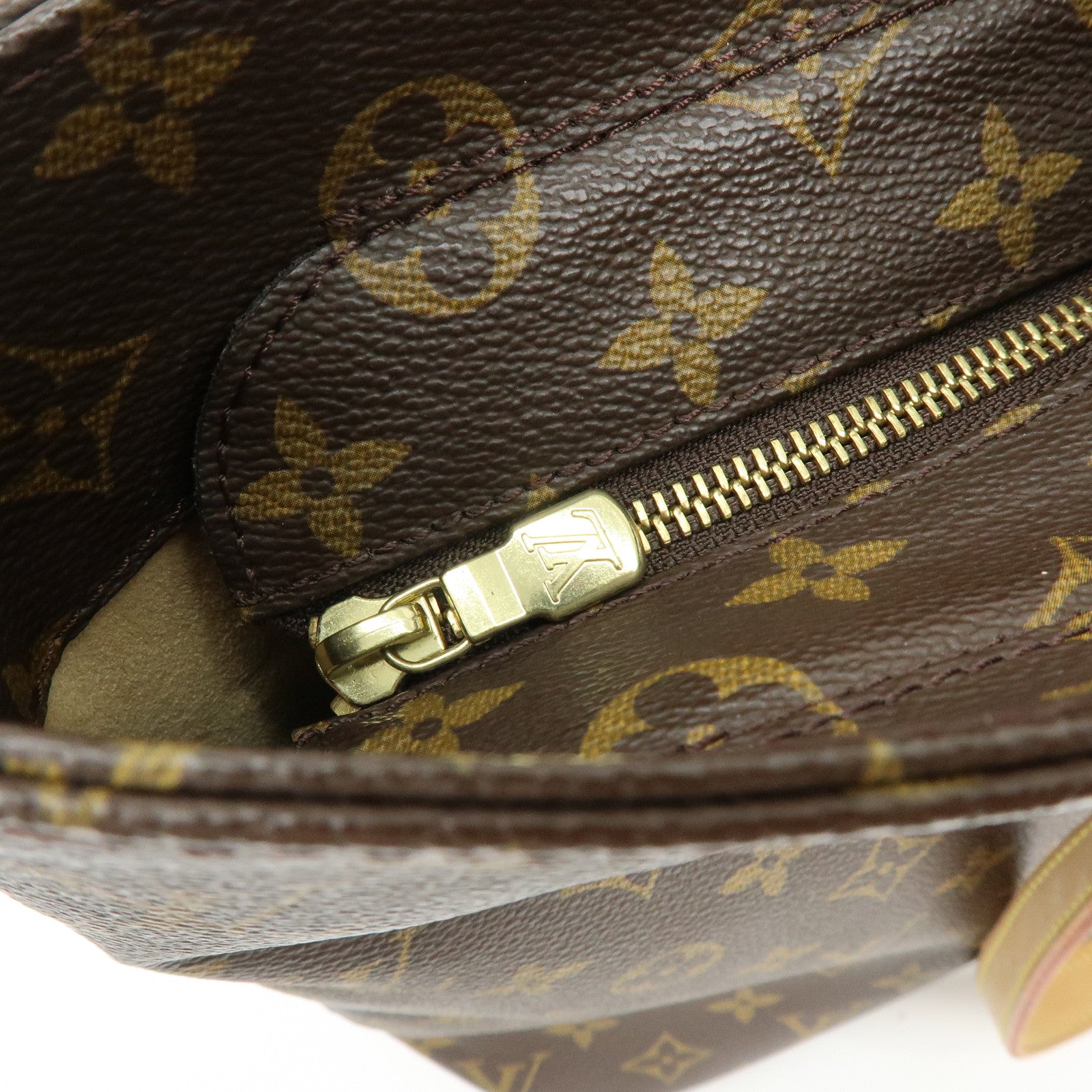Louis Vuitton Monogram Luco Tote Bag Shoulder Bag Brown M51155