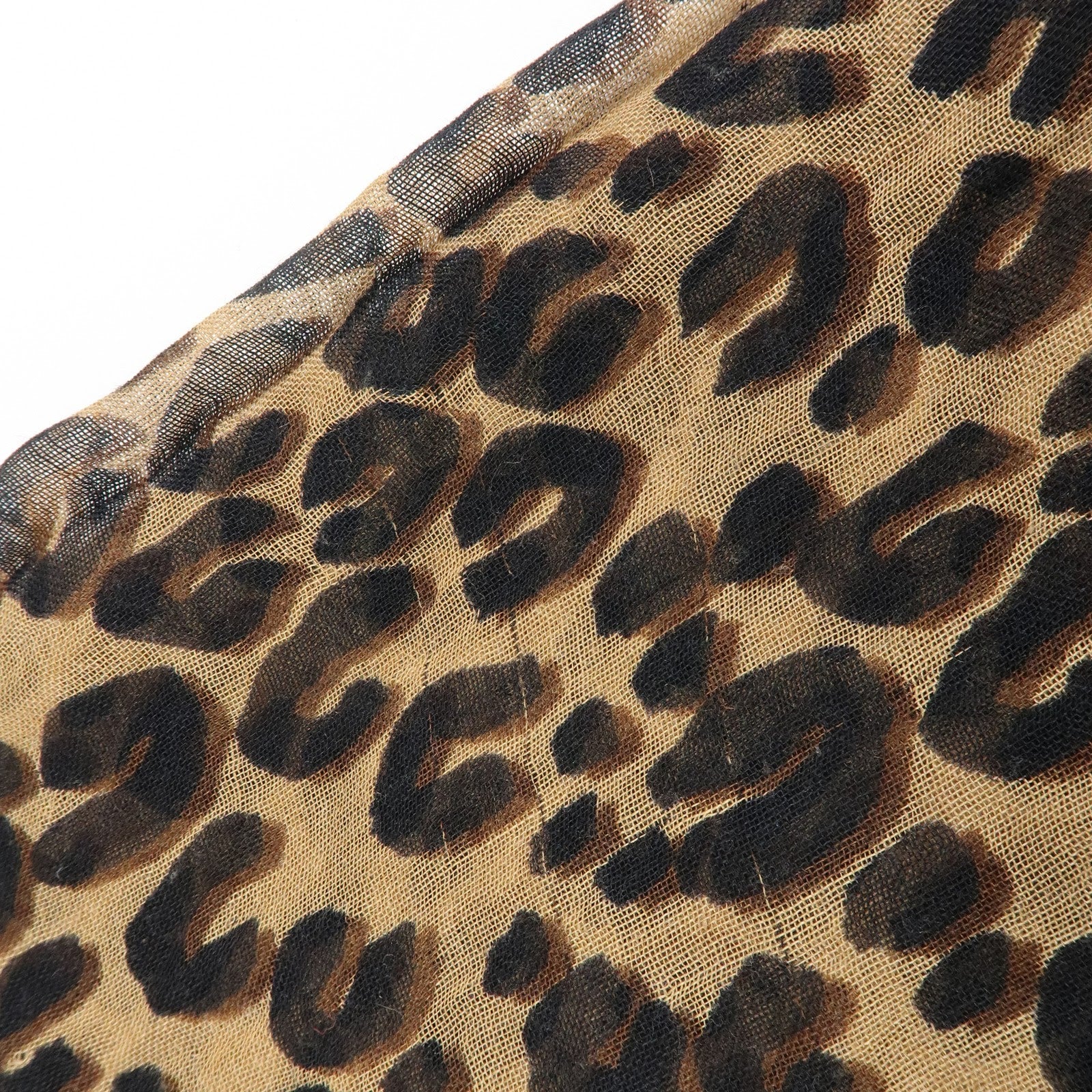 Louis Vuitton Etole Cashmere Silk Scarf Leopard Brown M72215