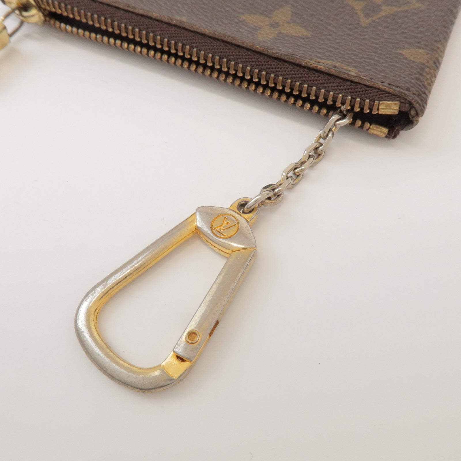 Louis Vuitton Monogram Setof2 Canvas Pochette Cles Coin Case M62650